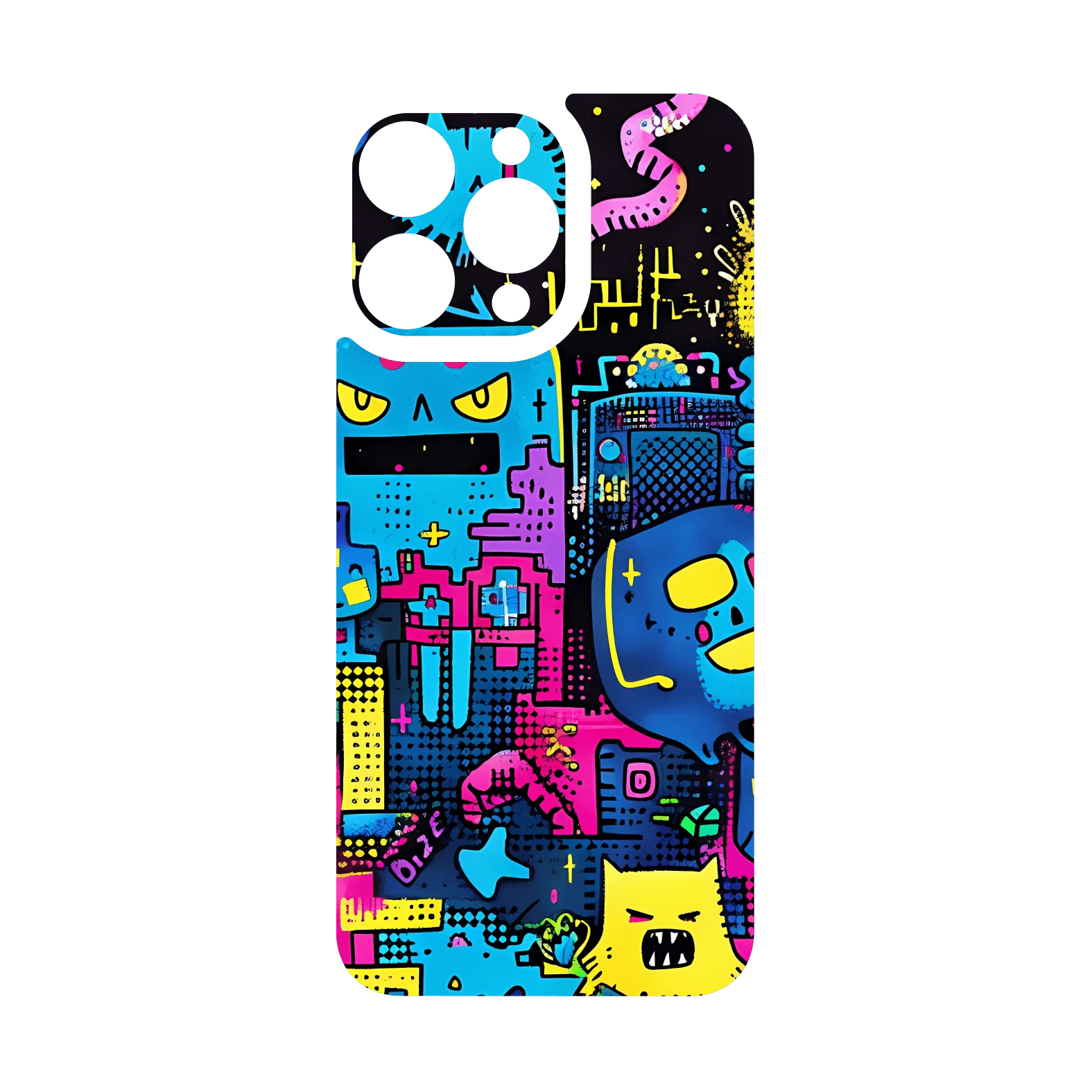 iPhone 16 PRO Qcaze - SIGNATURE Arcade Rave (Case + Skin Kit) - Image 3