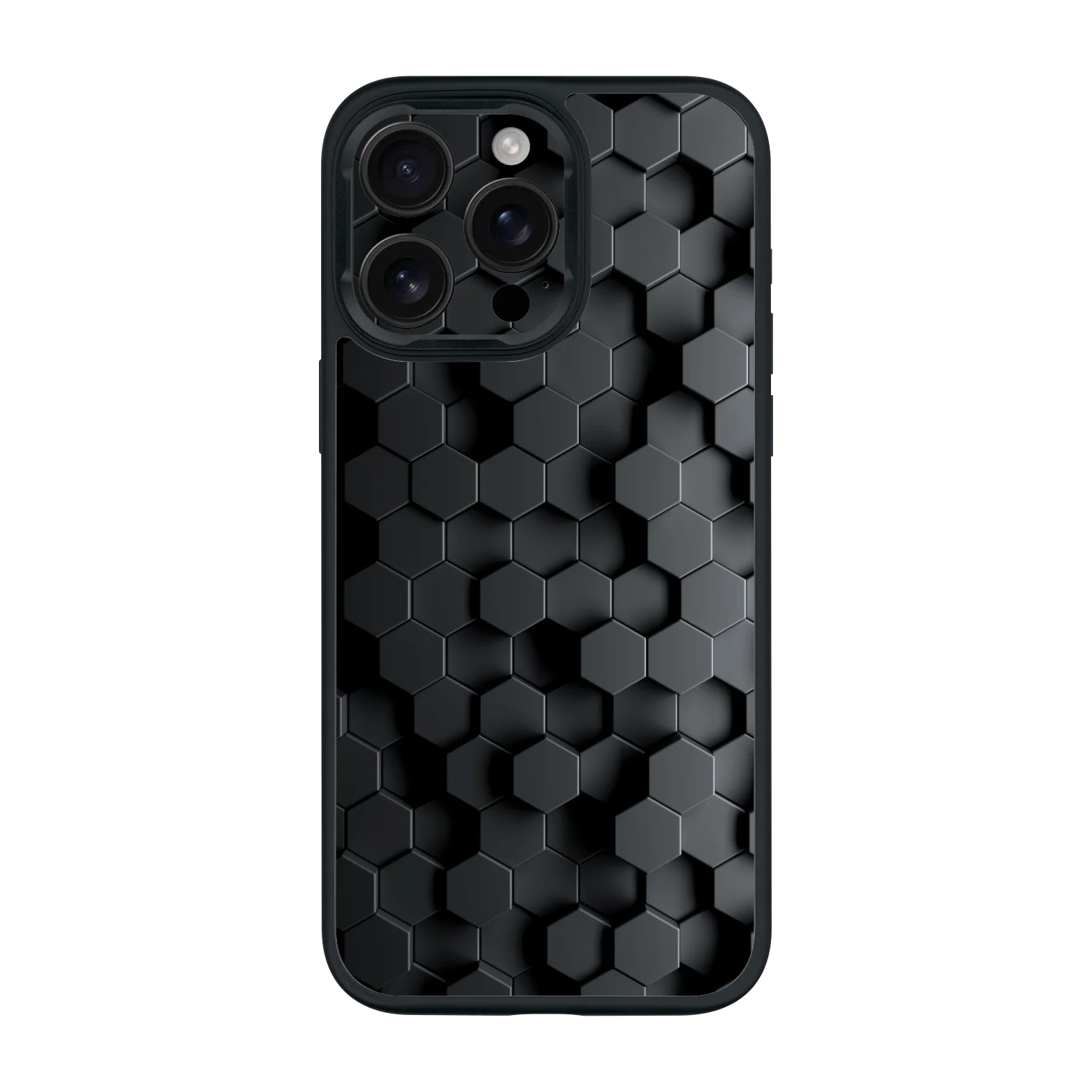 iPhone 16 PRO Qcaze - SIGNATURE Hexagonal Reaction (Case + Skin Kit)