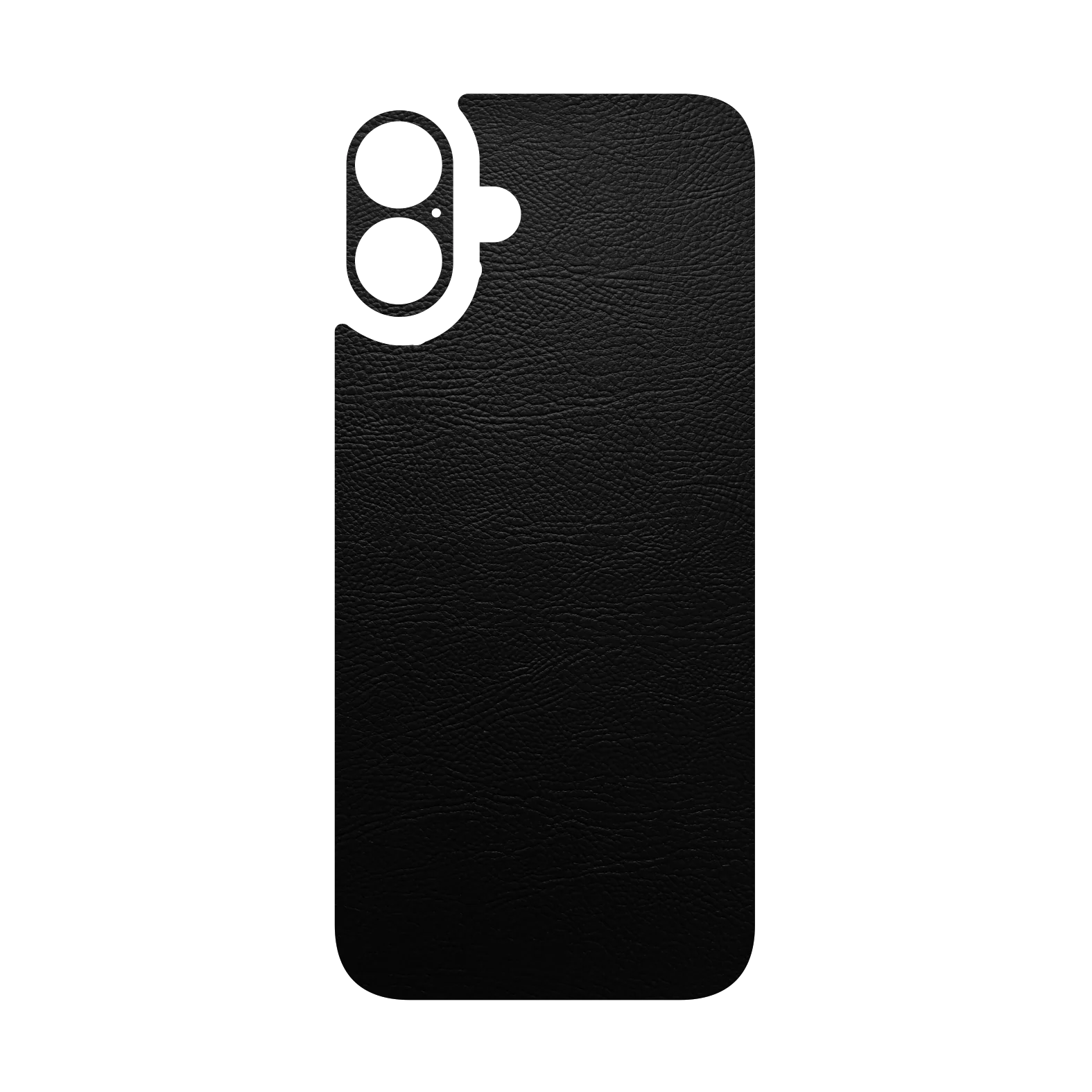 iPhone 16 Qcaze - LUXURIA RIDERS Black LEATHER Textured (Case + Skin Kit) - Image 3