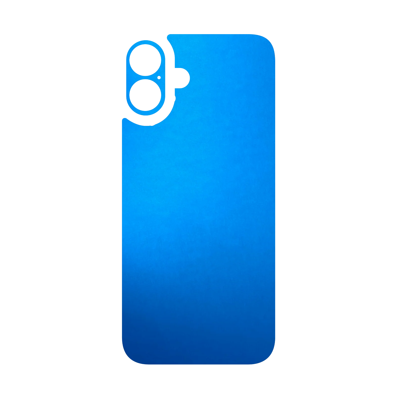 iPhone 16 Qcaze - SATIN BLUE Metallic (Case + Skin Kit) - Image 3