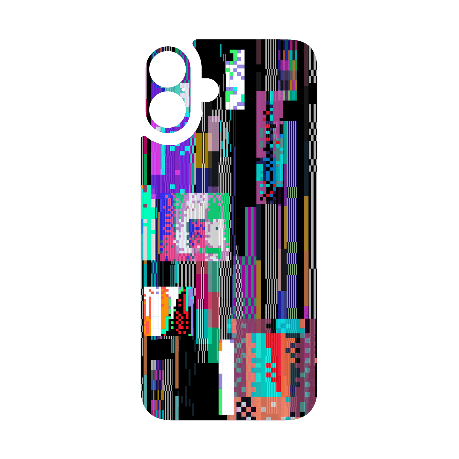iPhone 16 Qcaze - SIGNATURE Glitchscape (Case + Skin Kit) - Image 3