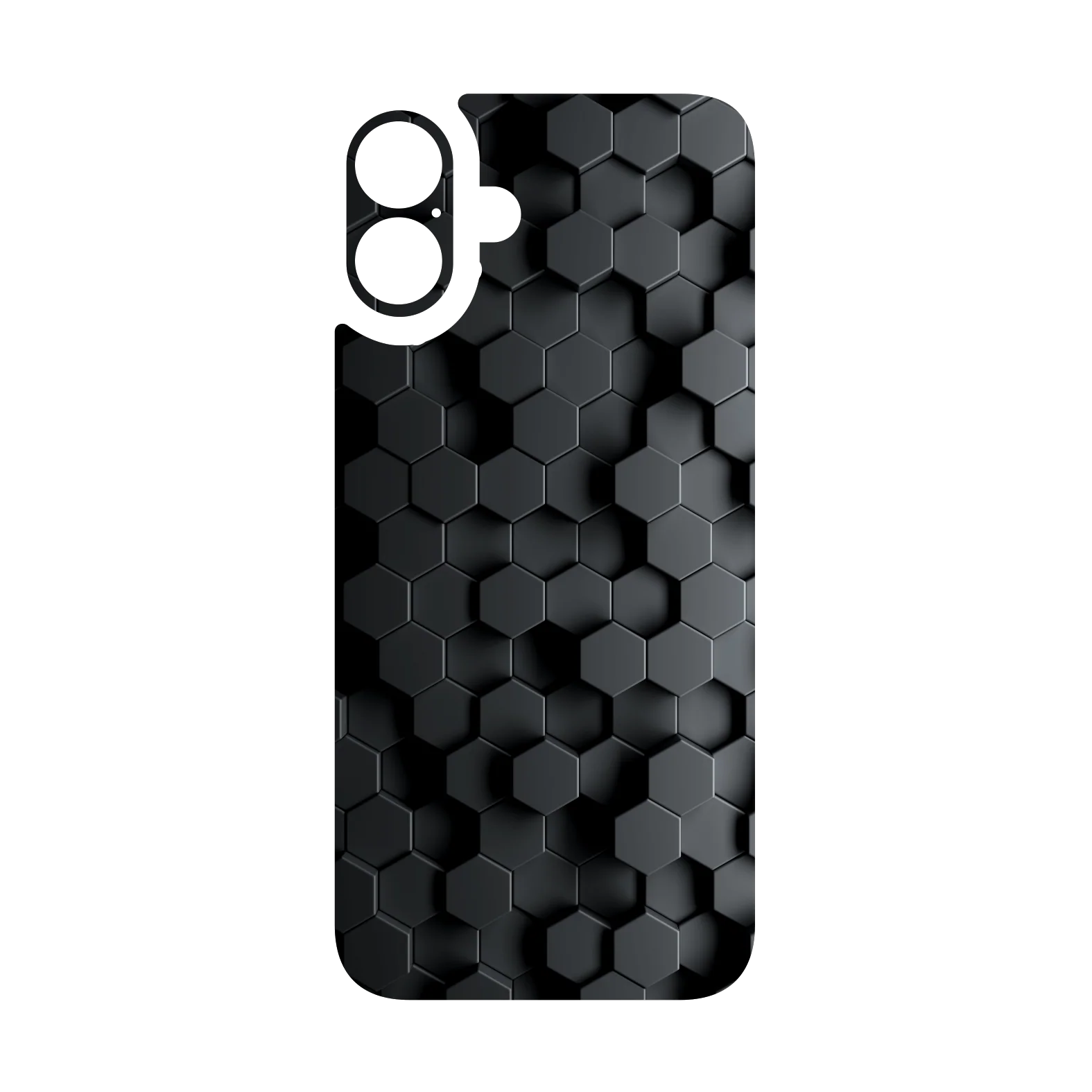 iPhone 16 Qcaze - SIGNATURE Hexagonal Reaction (Case + Skin Kit) - Image 3
