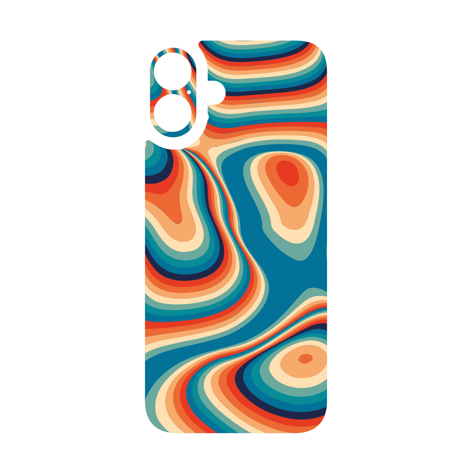 iPhone 16 Qcaze - SIGNATURE Swirltro (Case + Skin Kit) - Image 3