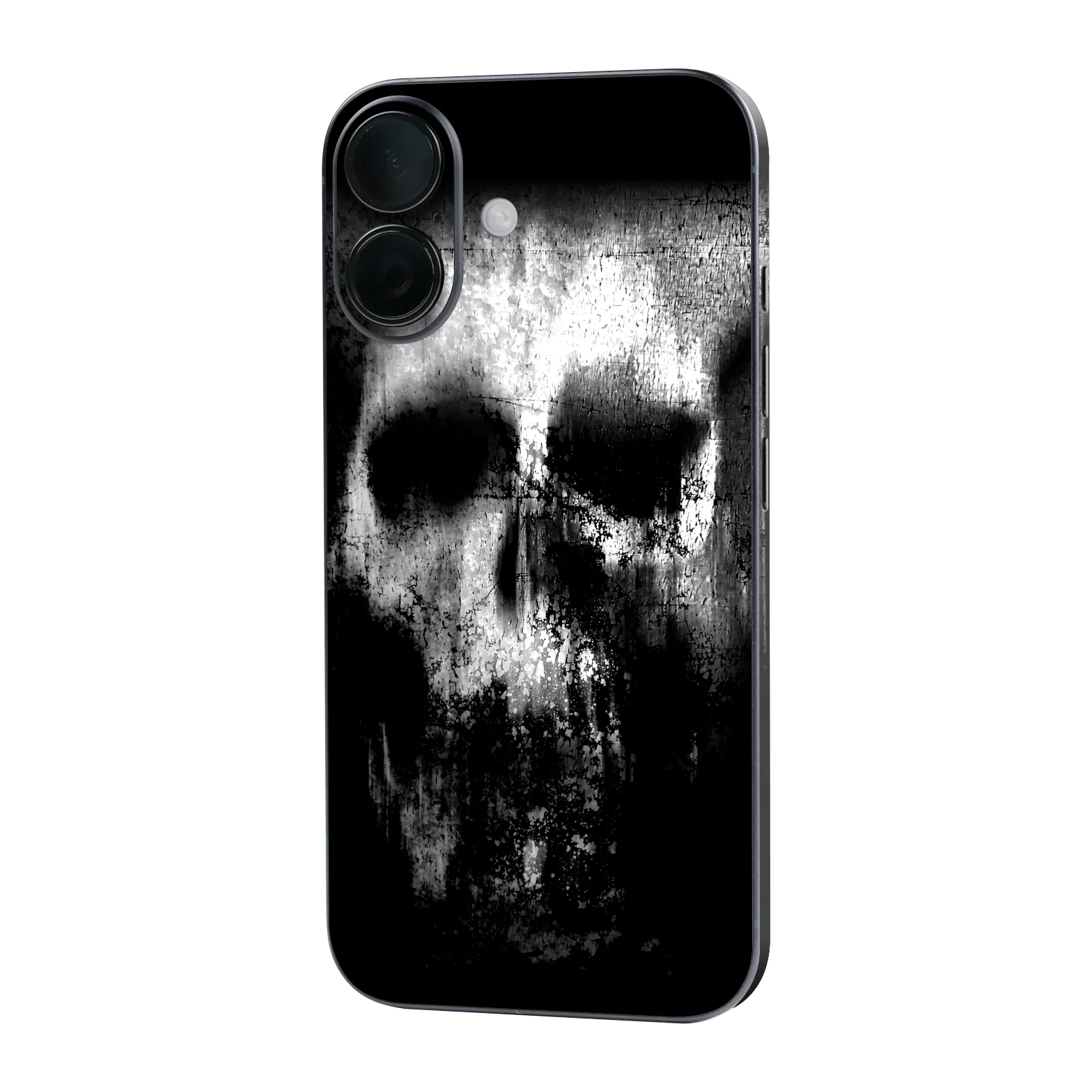 iPhone 16 SIGNATURE Horror Black & White SKULL Skin