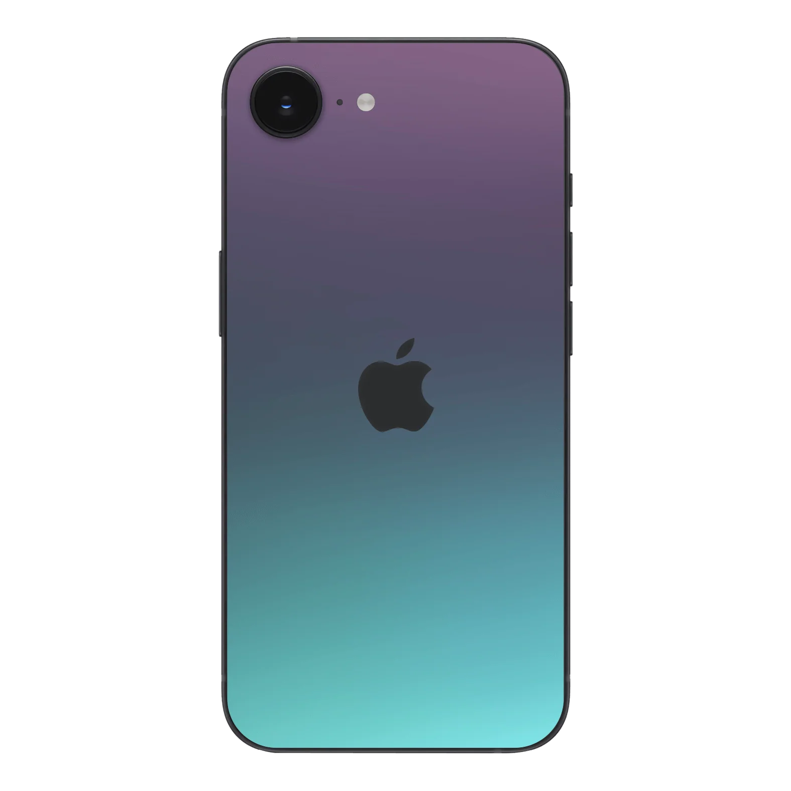 iPhone 16e CHAMELEON TURQUOISE LAVENDER Matt Metallic Skin