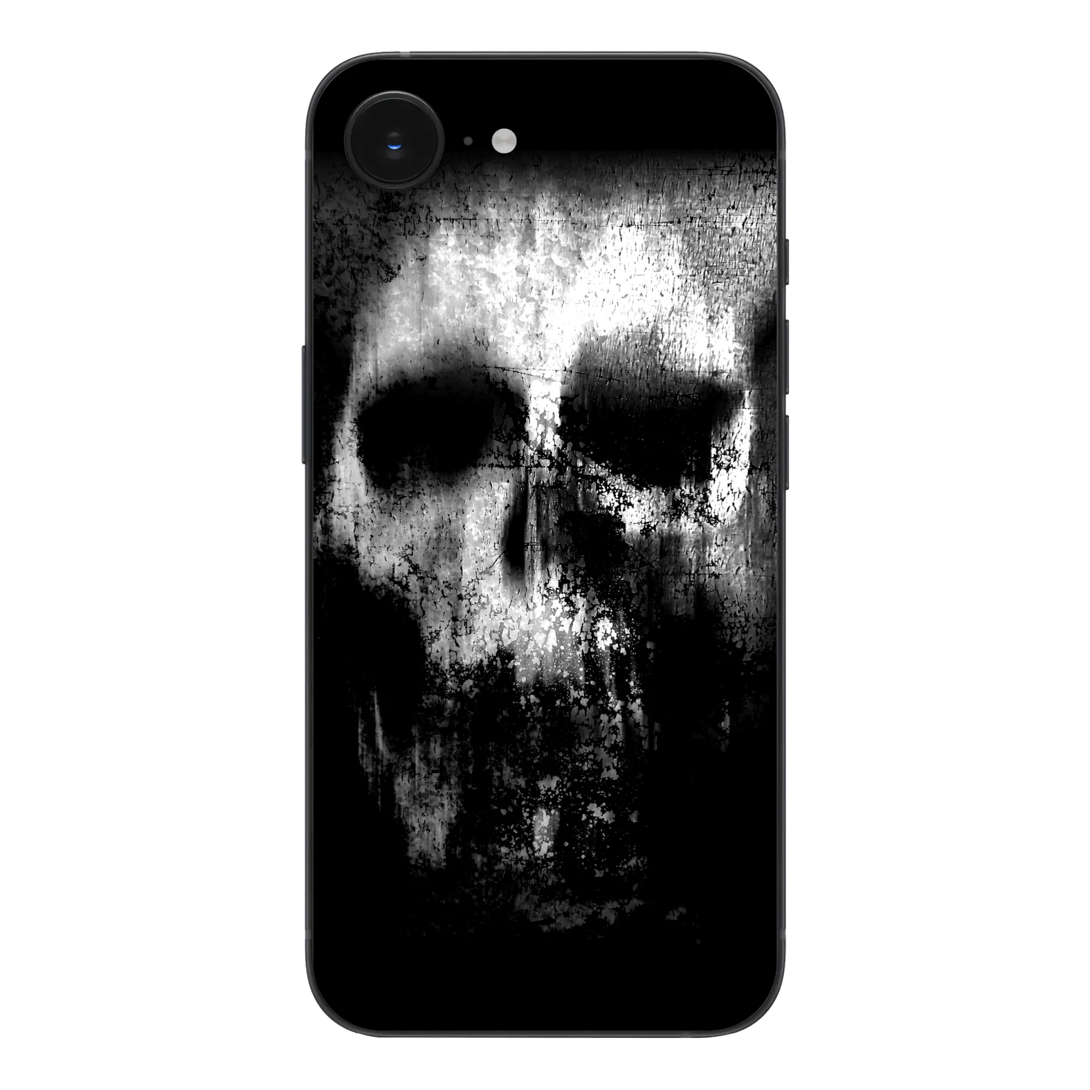 iPhone 16e SIGNATURE Horror Black & White SKULL Skin