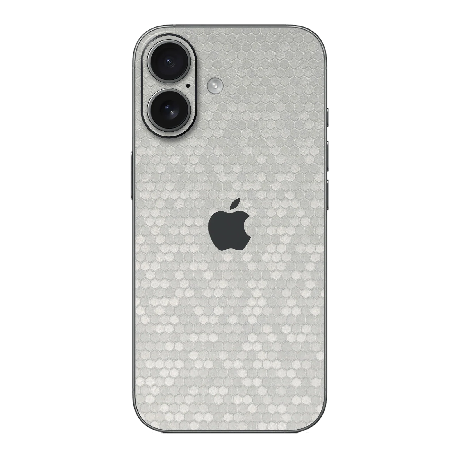 iPhone 17 LUXURIA SILVER Honeycomb 3D Textured Skin
