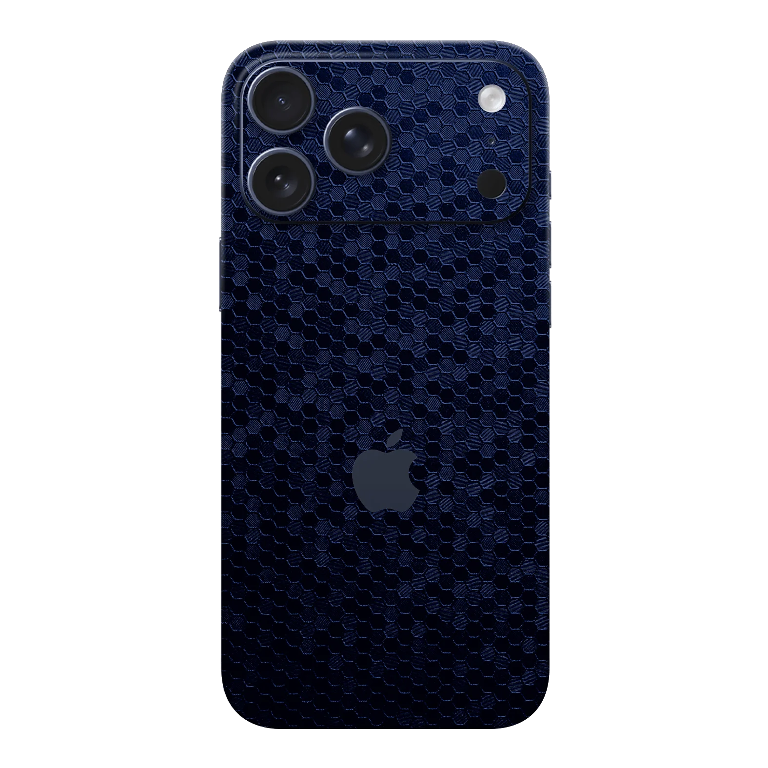 iPhone 17 Pro MAX LUXURIA Navy Blue HONEYCOMB 3D TEXTURED Skin