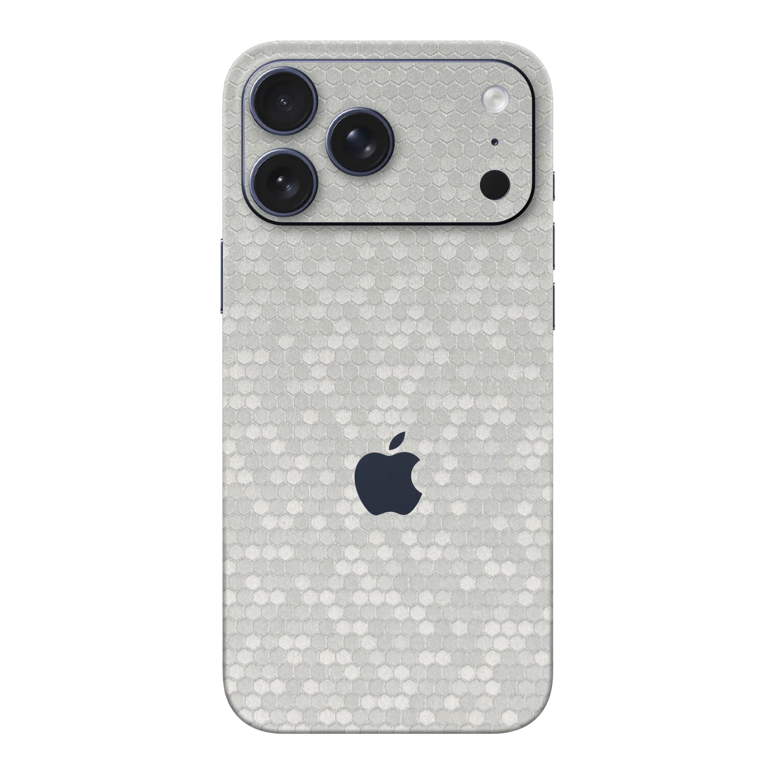 iPhone 17 Pro MAX LUXURIA SILVER Honeycomb 3D Textured Skin