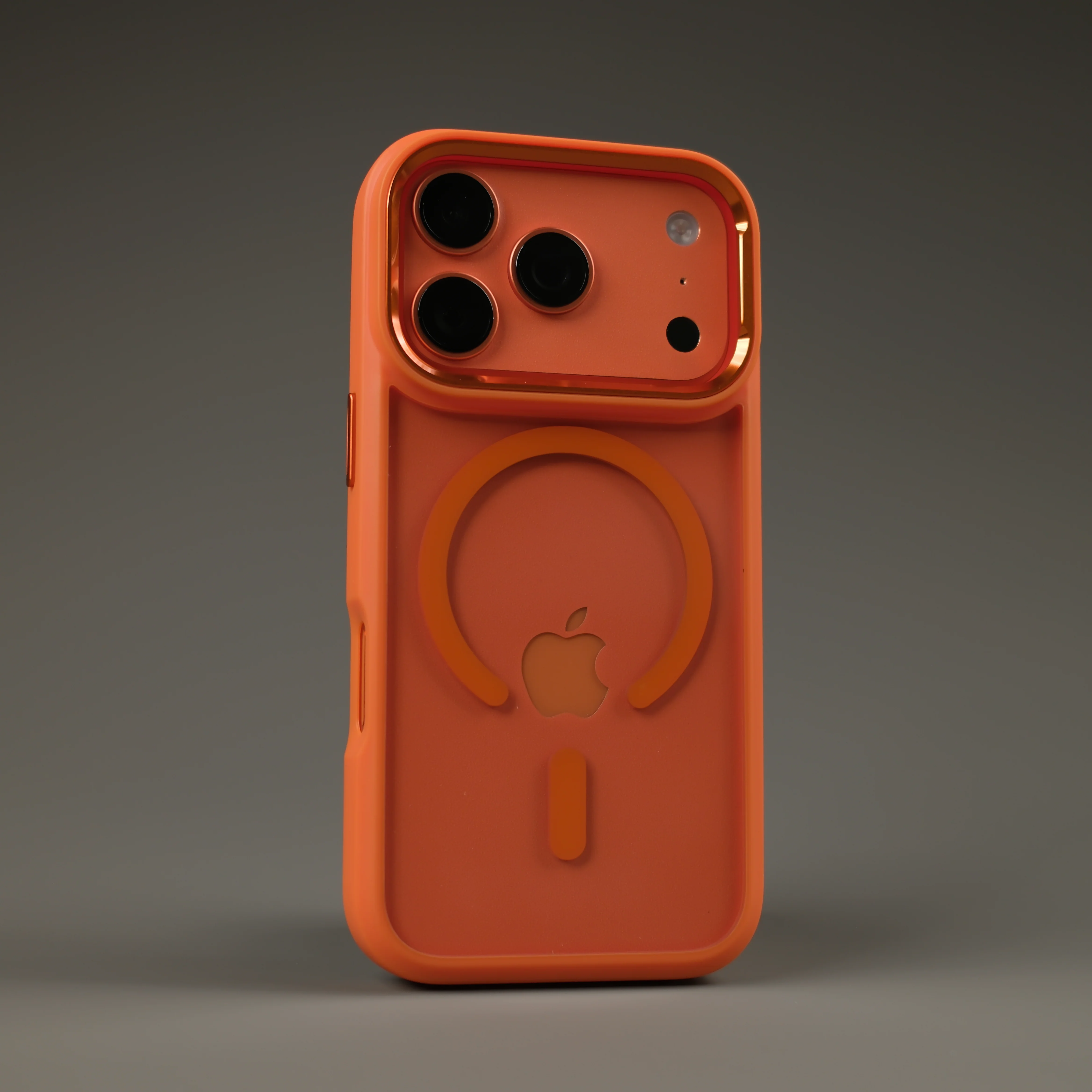 iPhone 17 PRO QCAZE DUO - Cosmic ORANGE matching Skin + Case