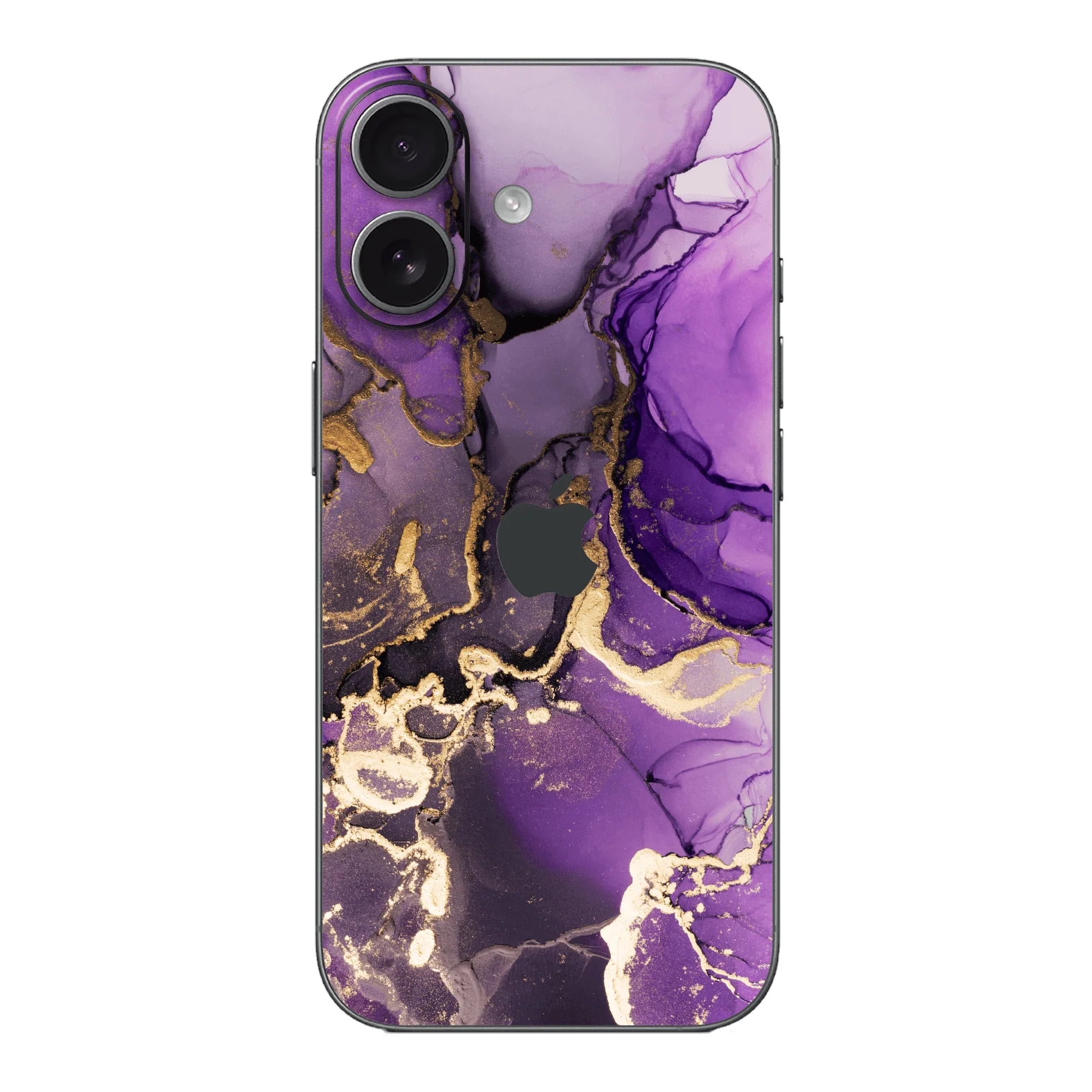 iPhone 17 SIGNATURE AGATE GEODE Purple-Gold Skin