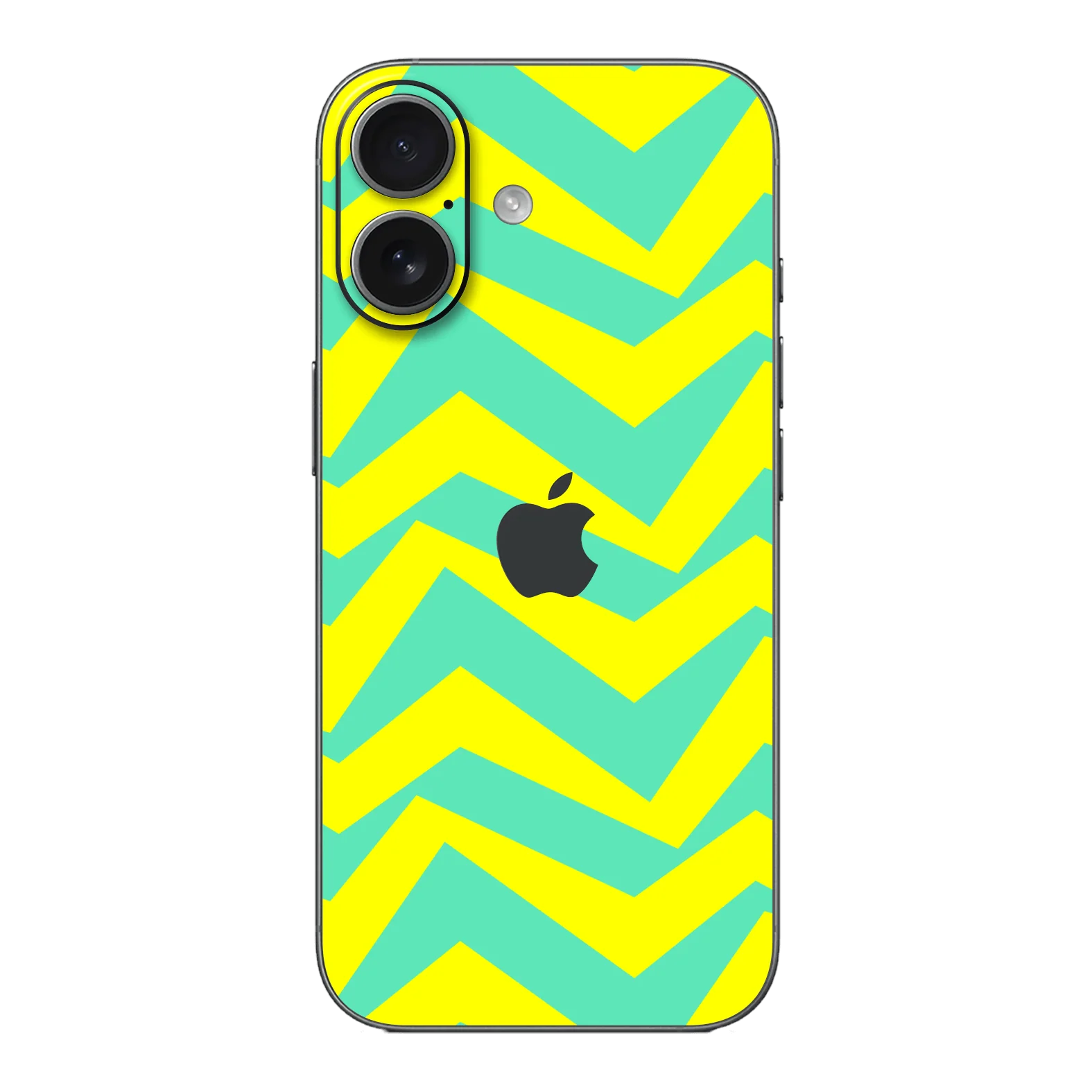 iPhone 17 SIGNATURE ZigPop Yellow-Turquoise Skin