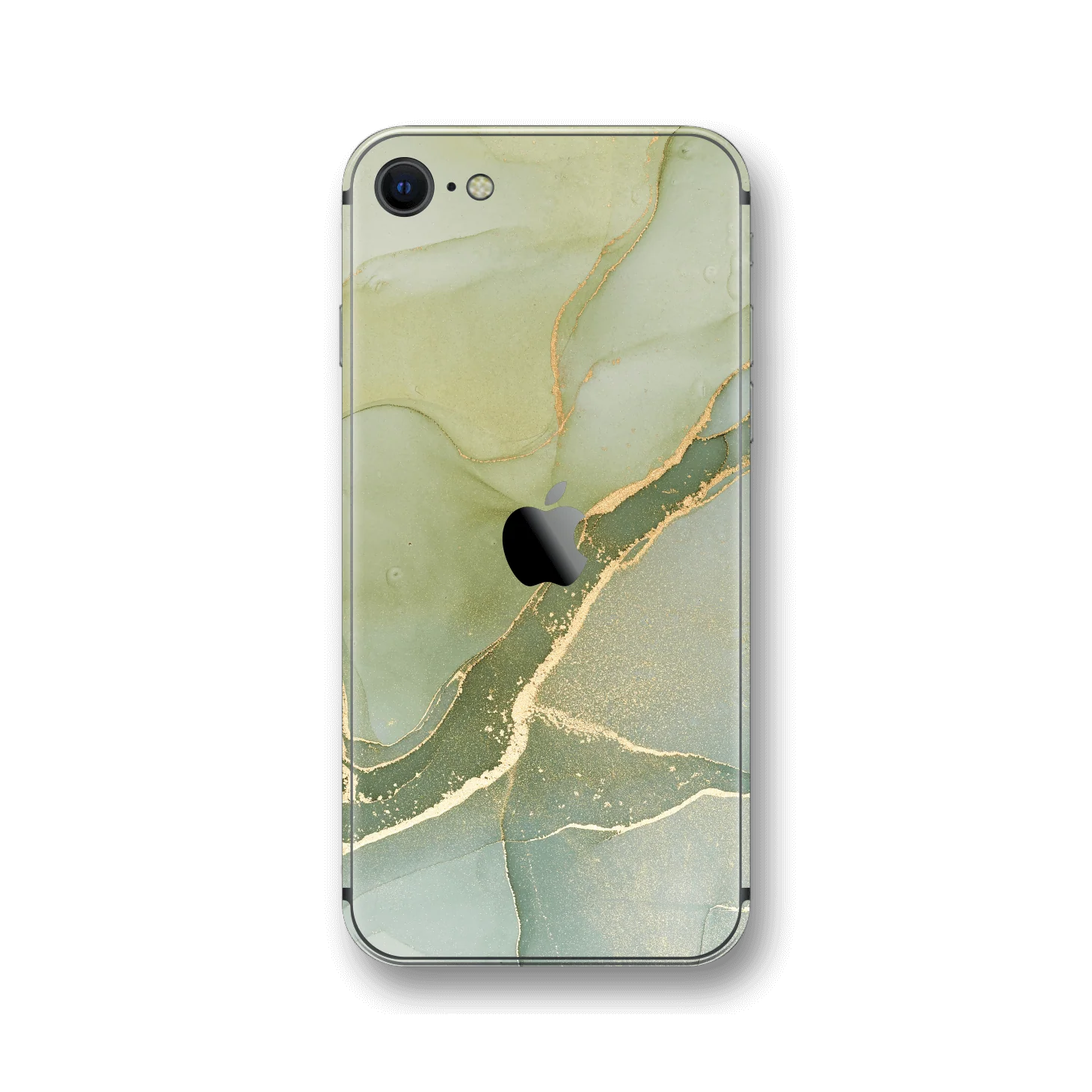 iPhone SE (2020) SIGNATURE AGATE GEODE Green-Gold Skin