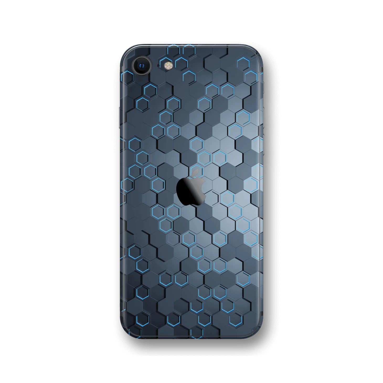 iPhone SE (2020) SIGNATURE Blue HEXAGON Skin