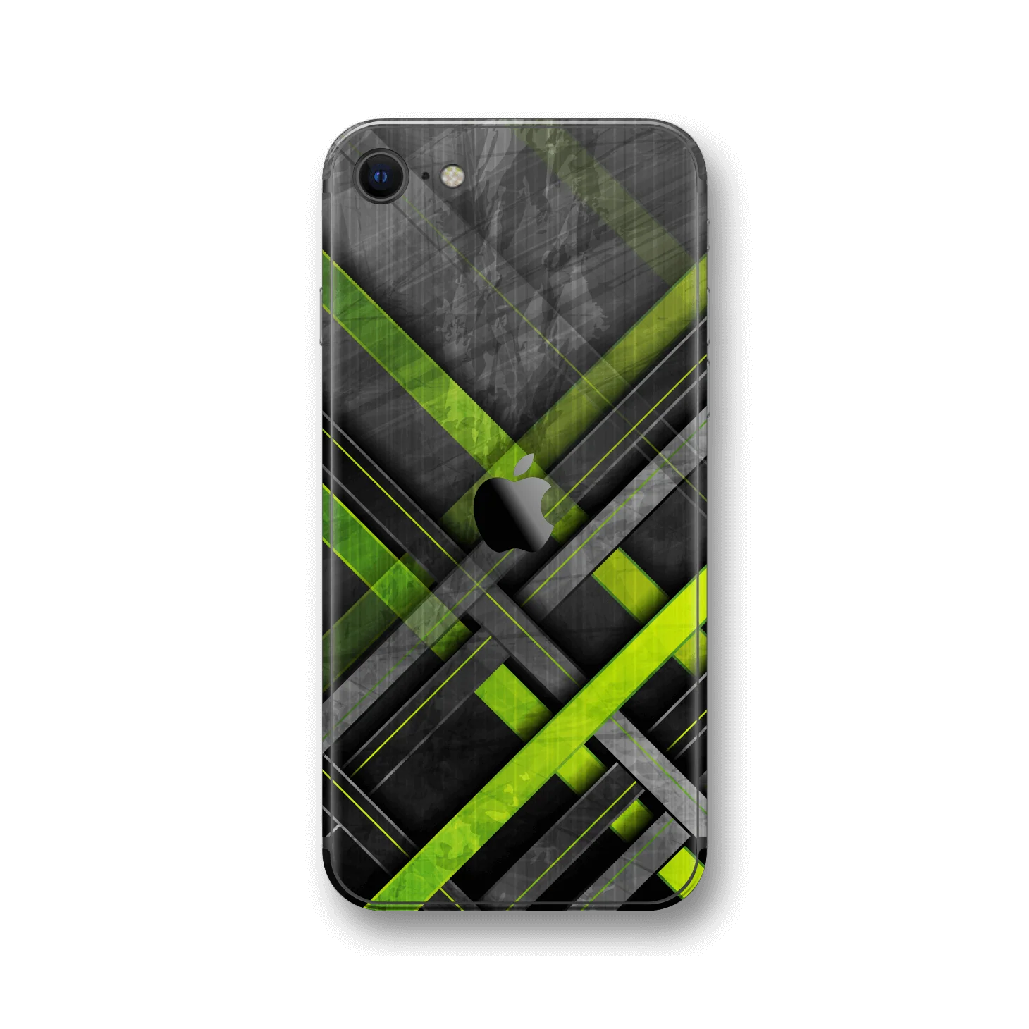 iPhone SE (2020) SIGNATURE Green-Grey Grunge Skin