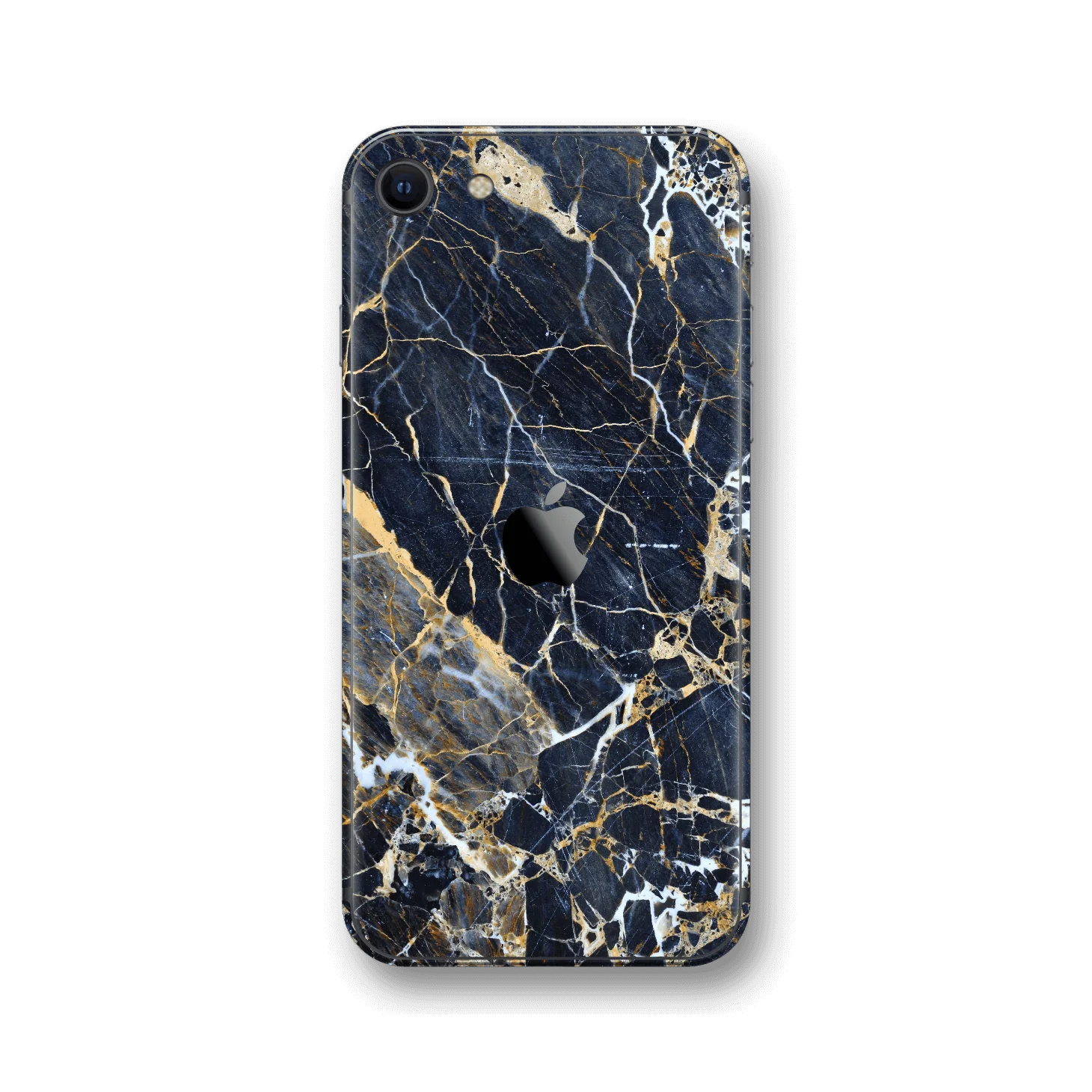 iPhone SE (2020) SIGNATURE MARBLE - BLUE GOLD Skin
