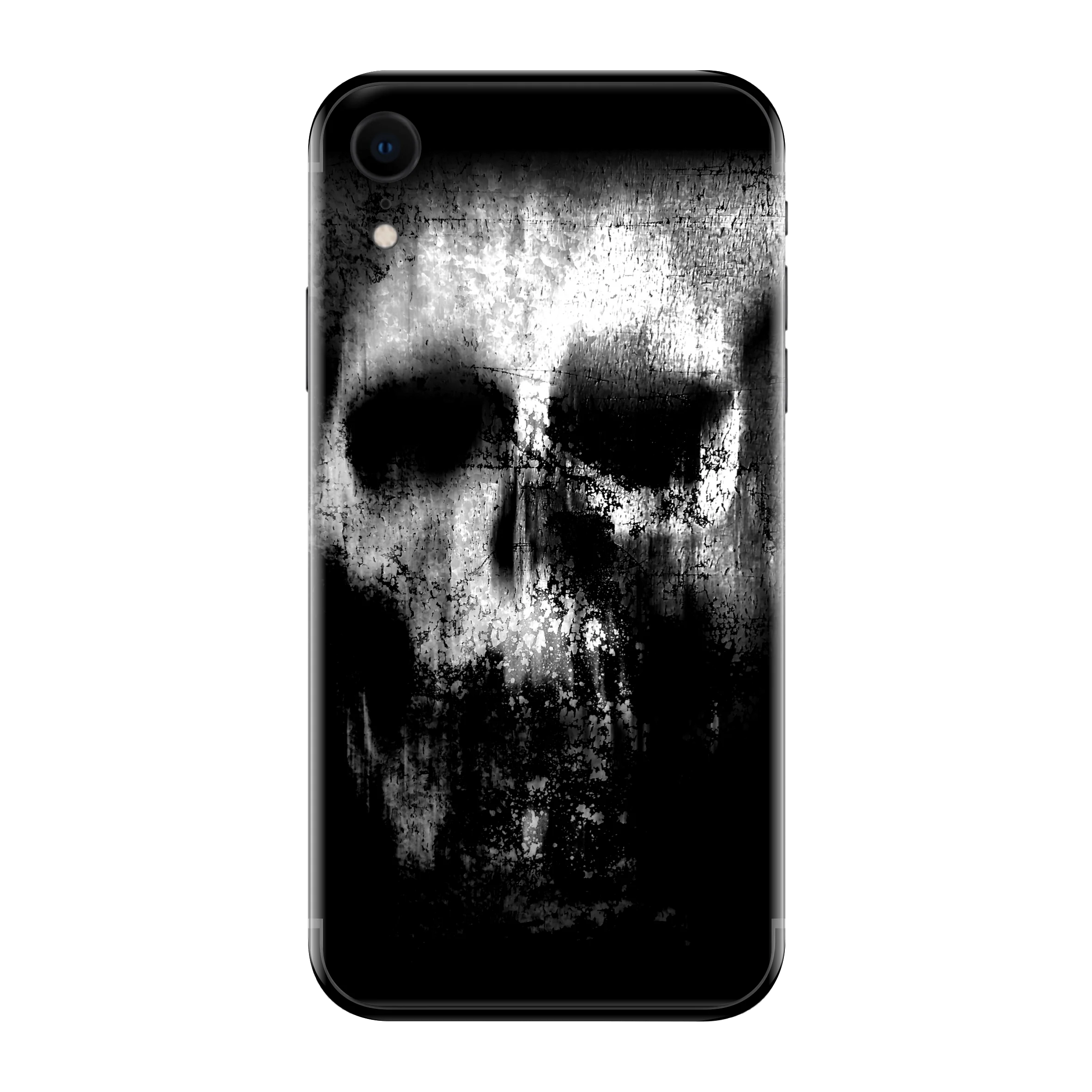 iPhone XR SIGNATURE Horror Black & White SKULL Skin