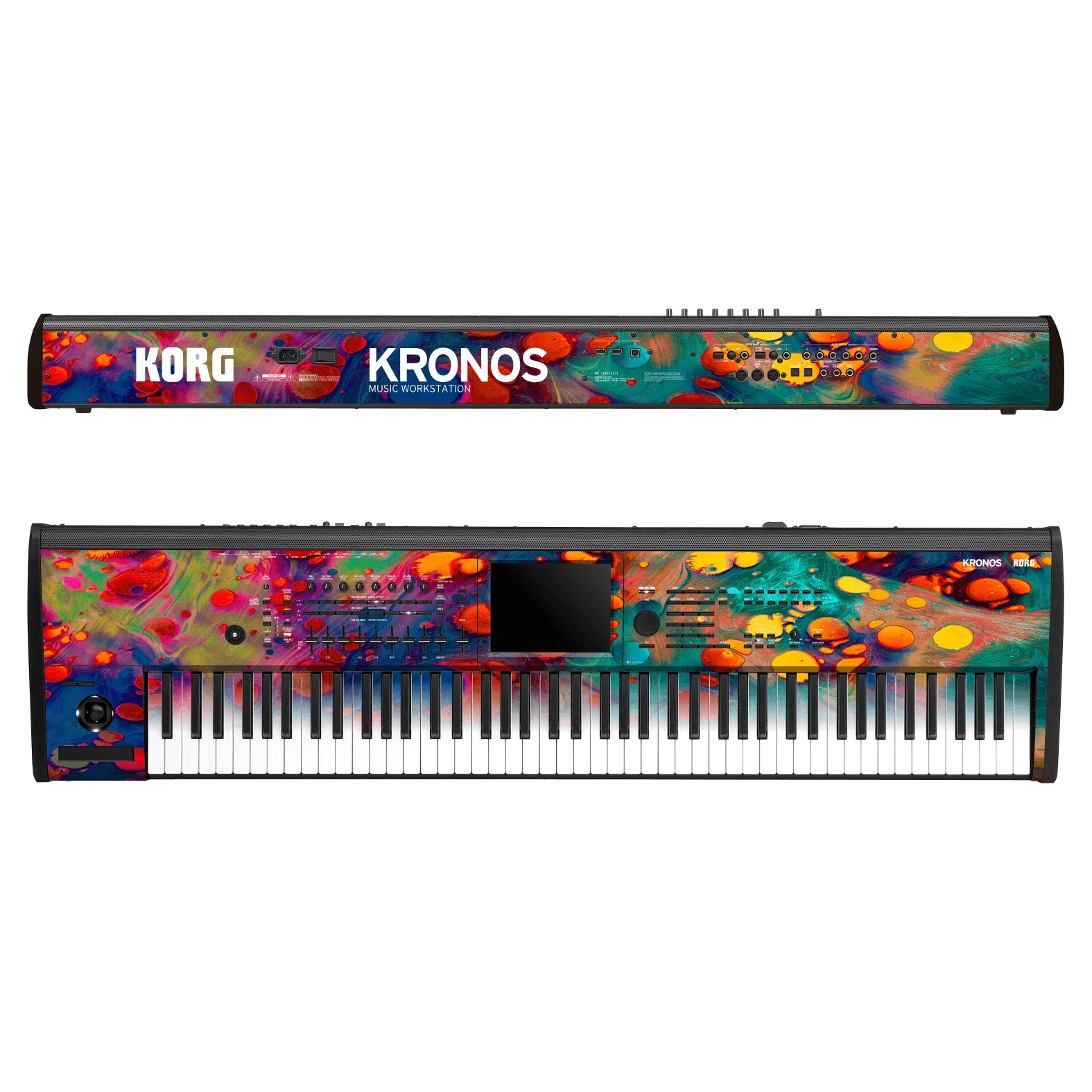 KORG Kronos 2 Music Workstation (88 keys) SIGNATURE Abstract Art Impression Skin