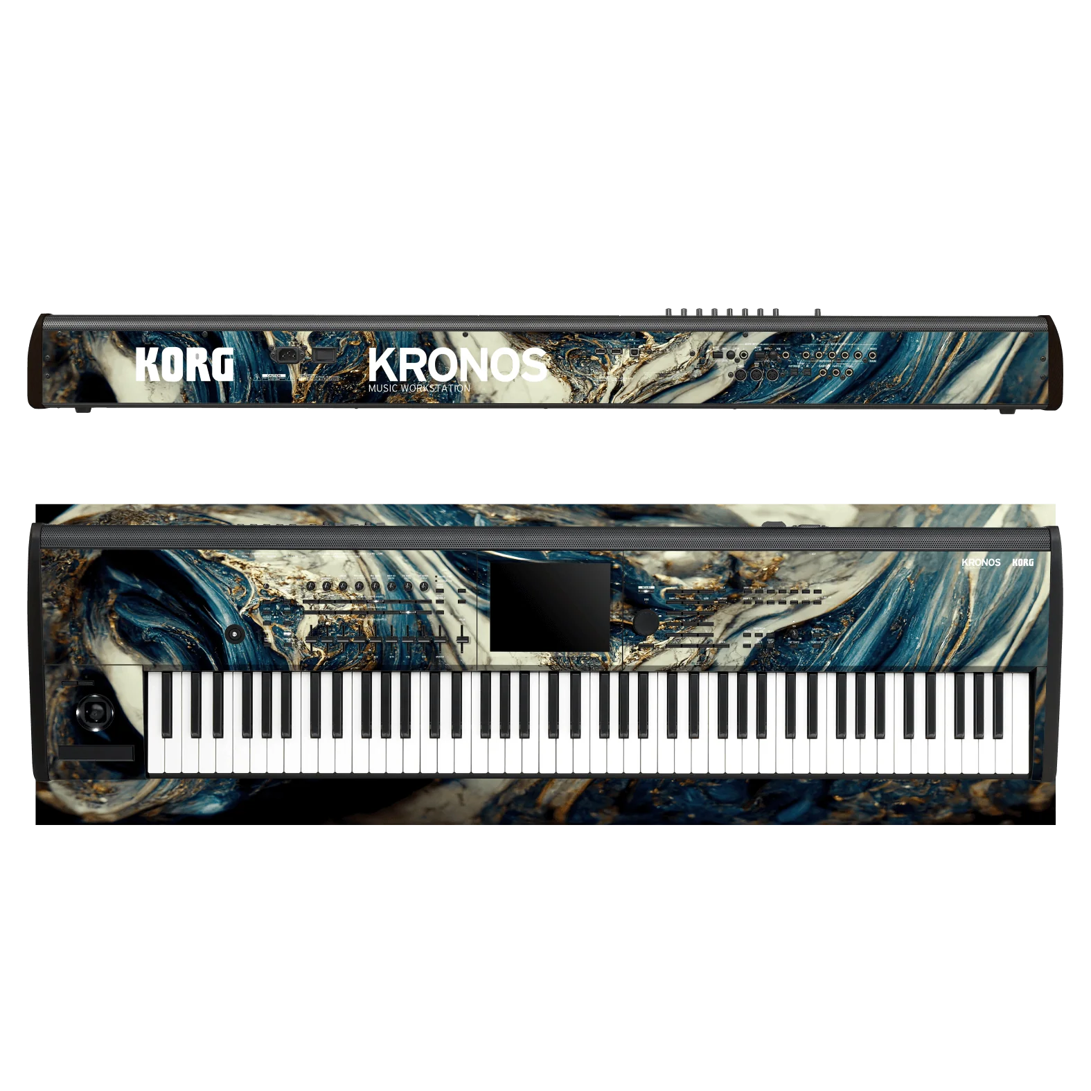 KORG Kronos 2 Music Workstation (88 keys) SIGNATURE AGATE GEODE Naia Skin