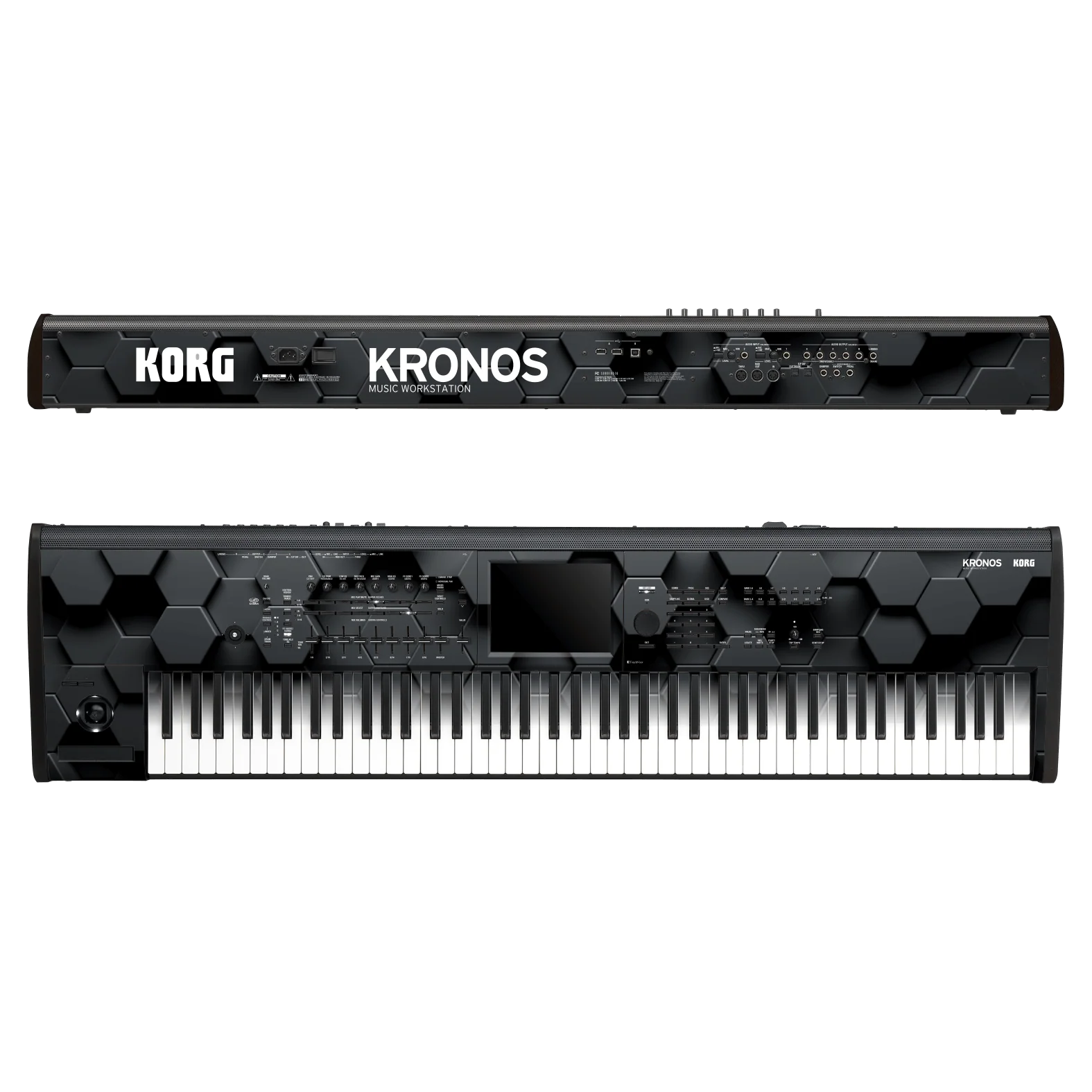 KORG Kronos 2 Music Workstation (88 keys) SIGNATURE Hexagonal Reaction Skin