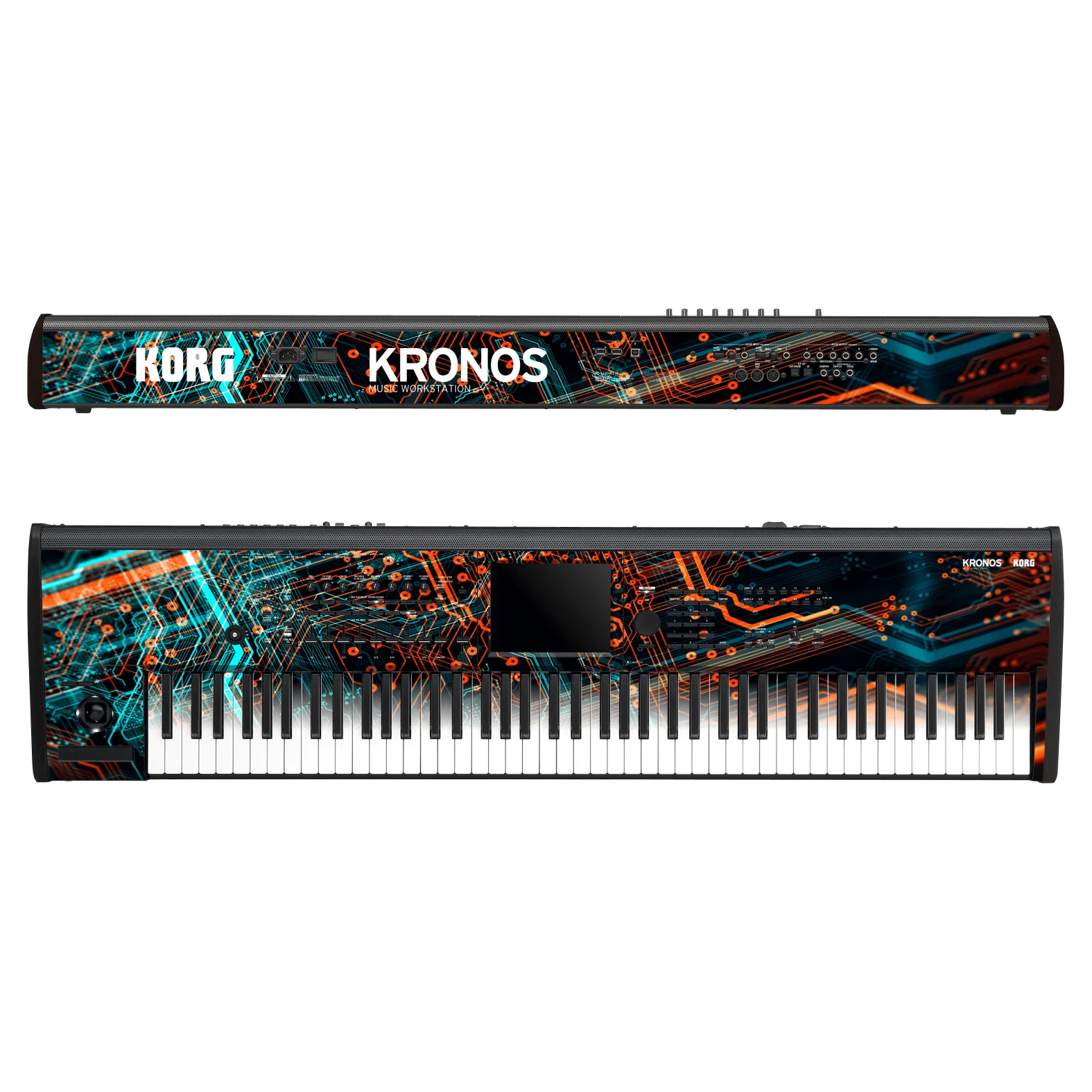 KORG Kronos 2 Music Workstation (88 keys) SIGNATURE NEON PCB Board Skin