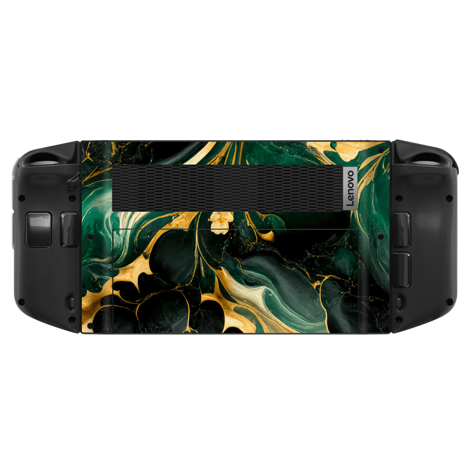 Lenovo Legion Go SIGNATURE AGATE GEODE Royal Green-Gold Skin