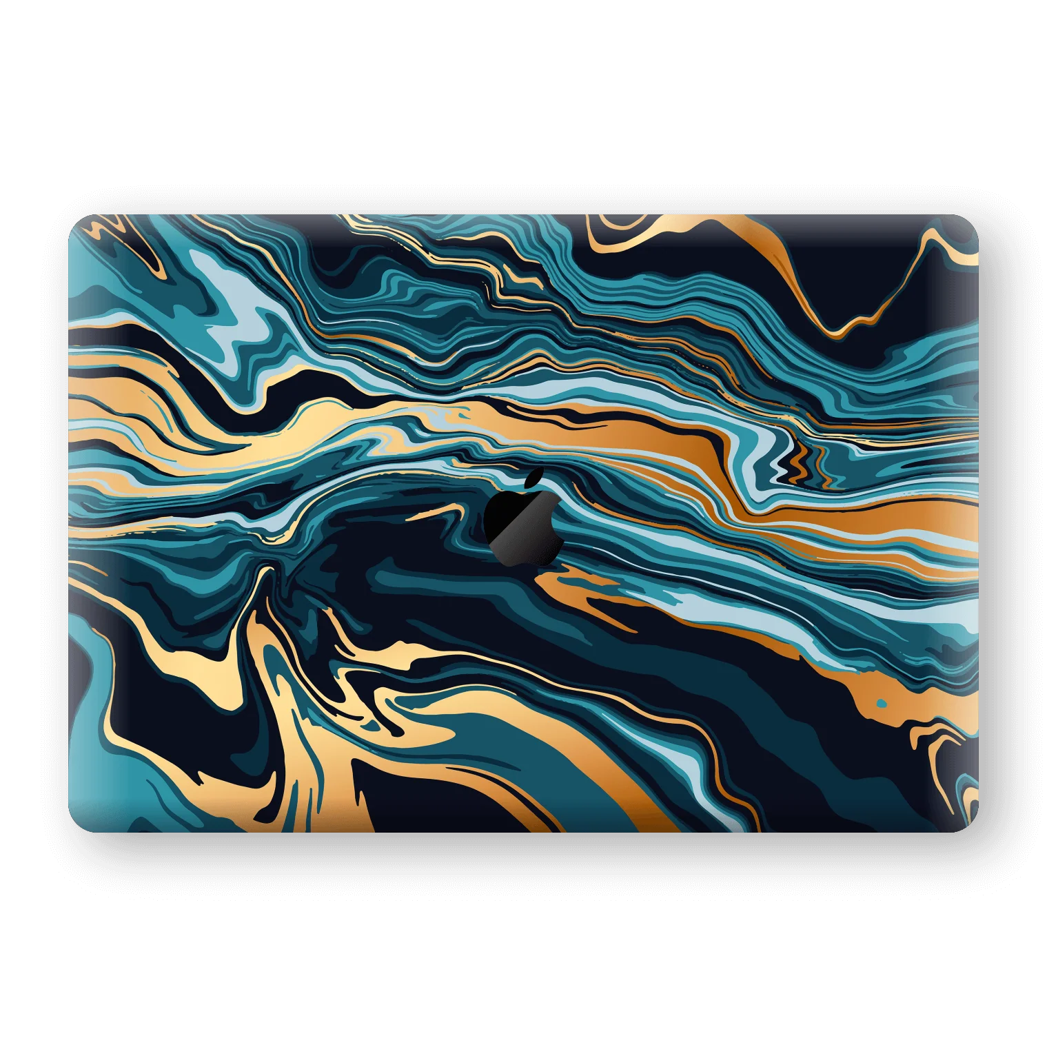 MacBook AIR 13" (2020) SIGNATURE Indigo-Gold Liquid Skin