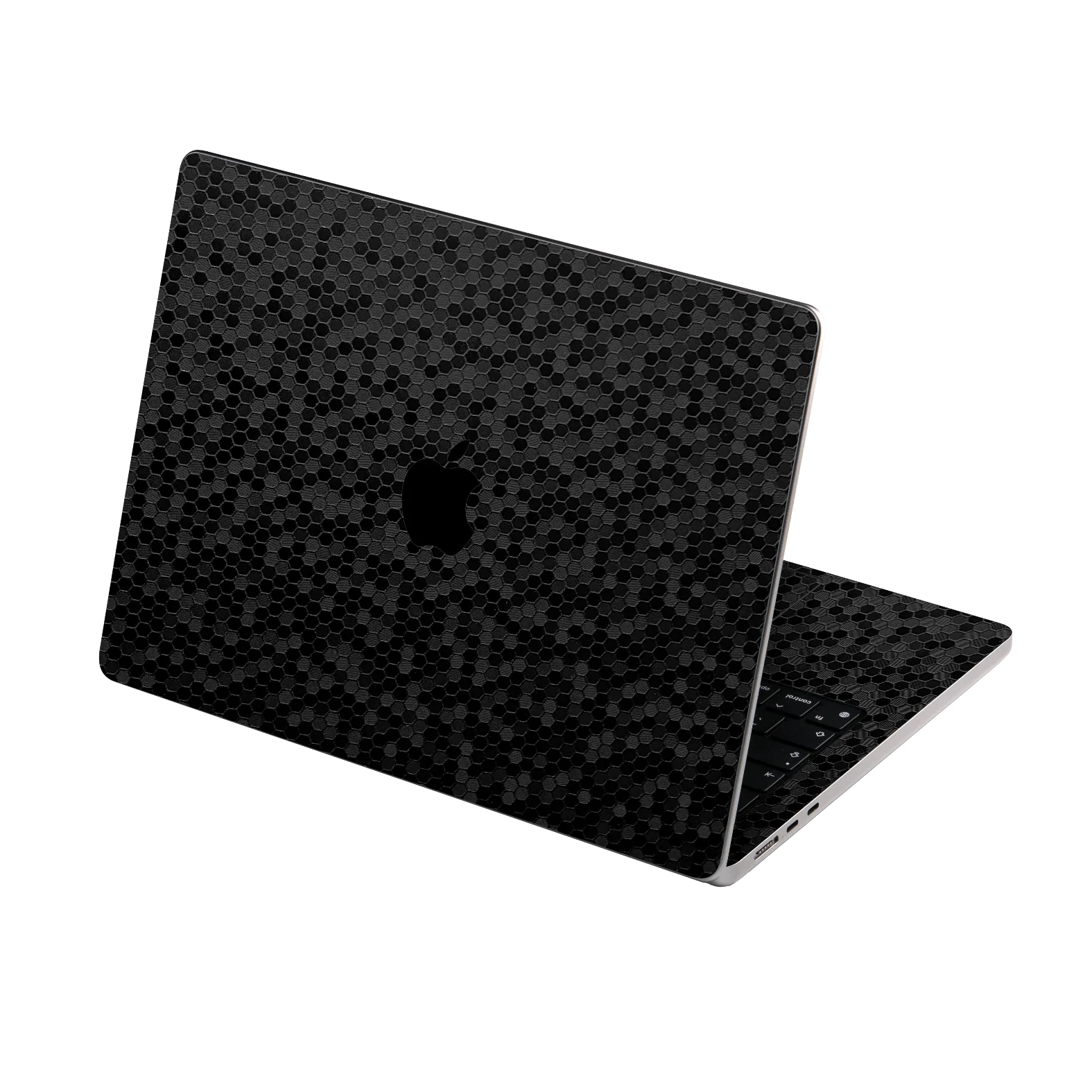 MacBook AIR 13.6" (2022/2024) LUXURIA BLACK HONEYCOMB 3D TEXTURED Skin