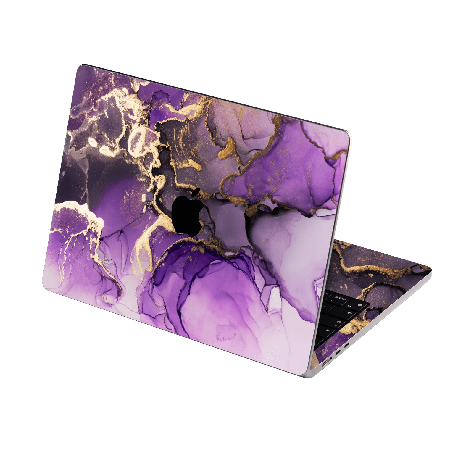MacBook AIR 13.6" (2022/2024) SIGNATURE AGATE GEODE Purple-Gold Skin