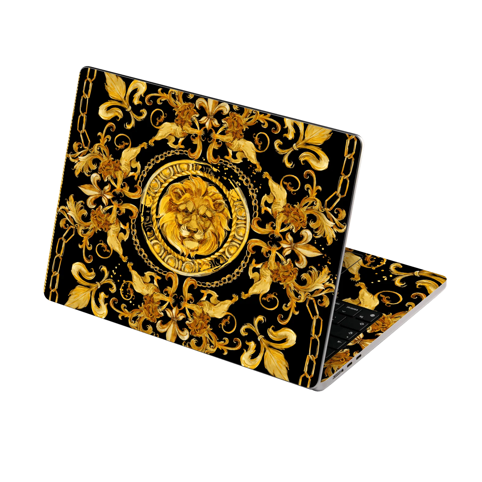 MacBook AIR 13.6" (2025, M4) SIGNATURE Baroque Gold Ornaments Skin