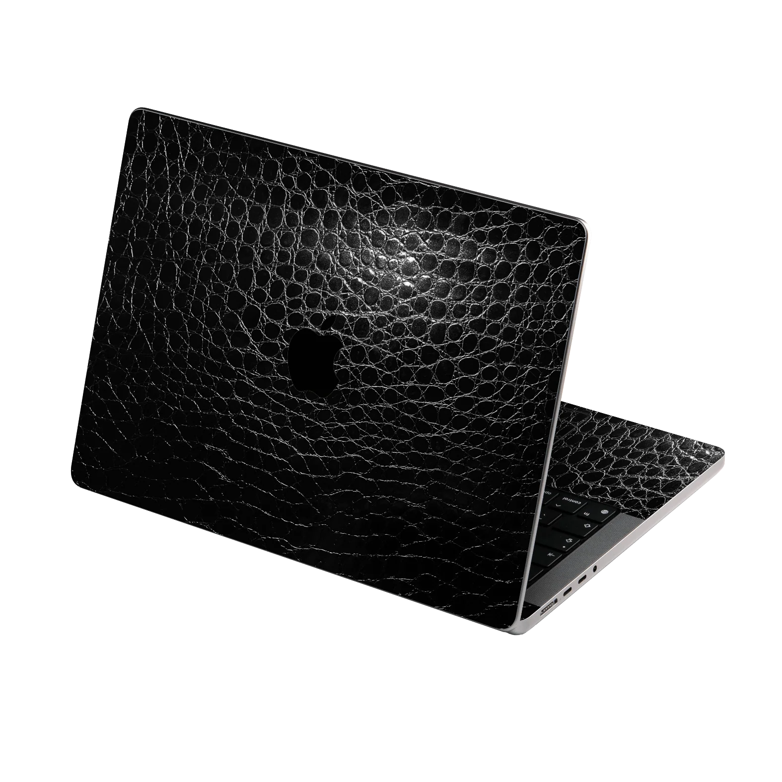 MacBook PRO 14" (2021) LUXURIA BLACK ALLIGATOR Leather Skin