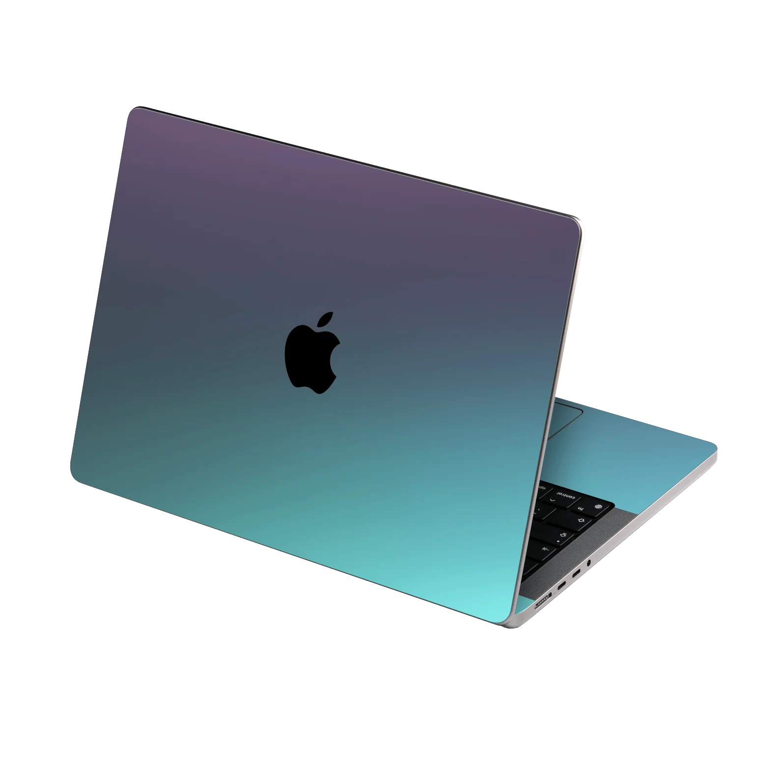 MacBook PRO 14" (2024, M4) CHAMELEON TURQUOISE LAVENDER Matt Metallic Skin