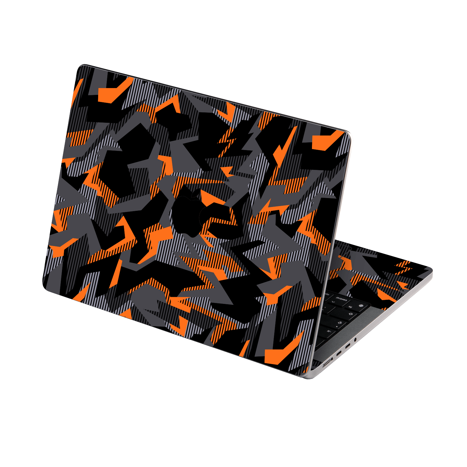 MacBook PRO 14" (2024, M4) SIGNATURE Sharp-Edged Orange CAMO Skin