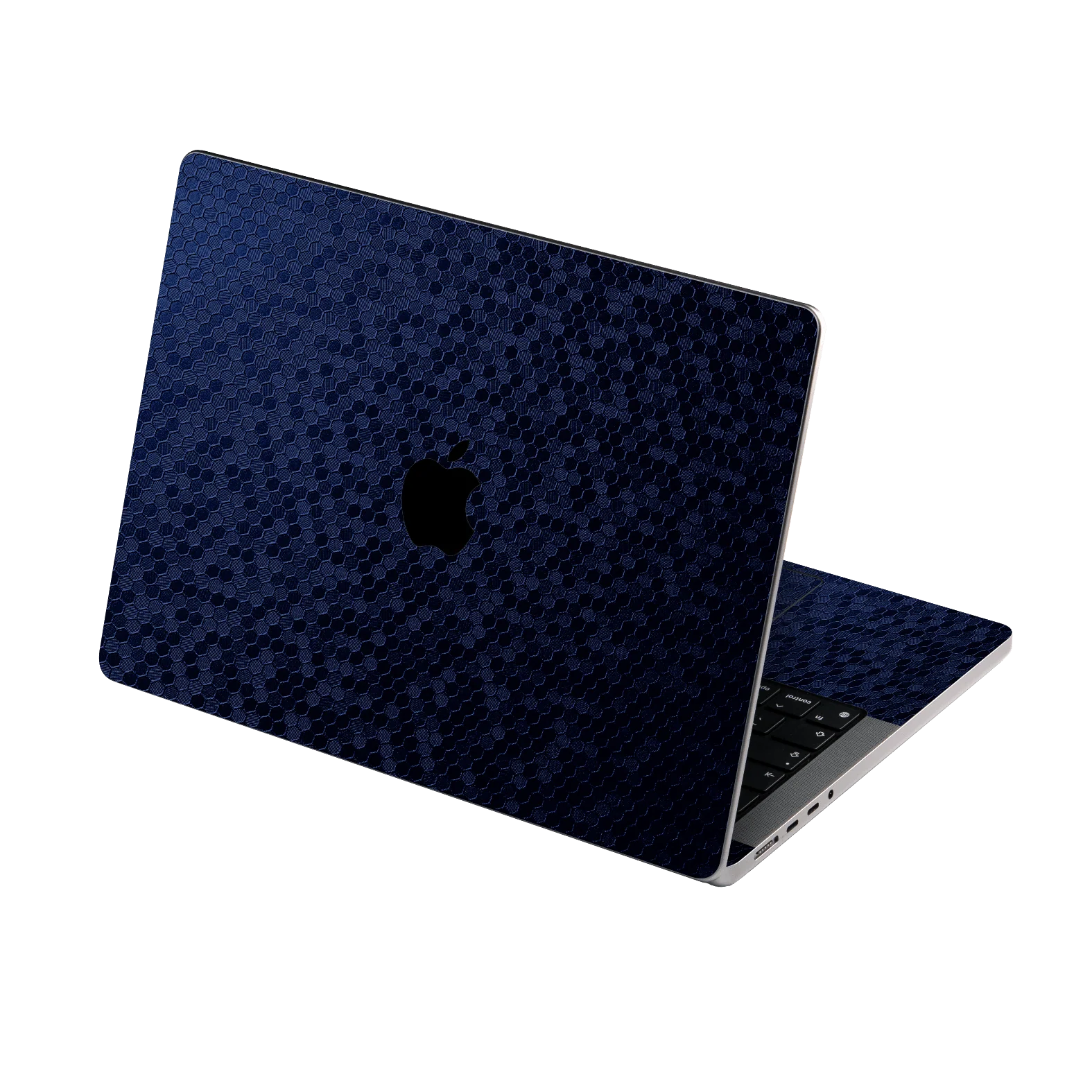 MacBook PRO 16" (2021/2023) LUXURIA Navy Blue HONEYCOMB 3D TEXTURED Skin
