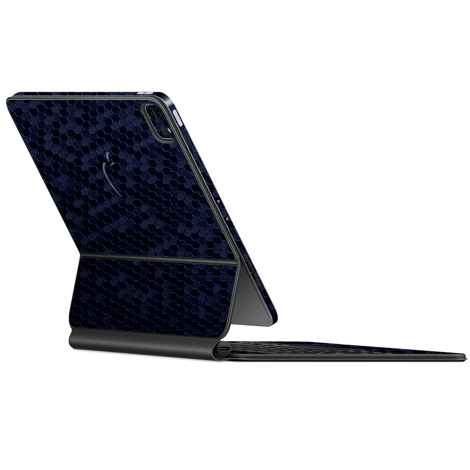 Magic Keyboard for iPad Pro 11" (M2, 2022) LUXURIA Navy Blue HONEYCOMB 3D TEXTURED Skin