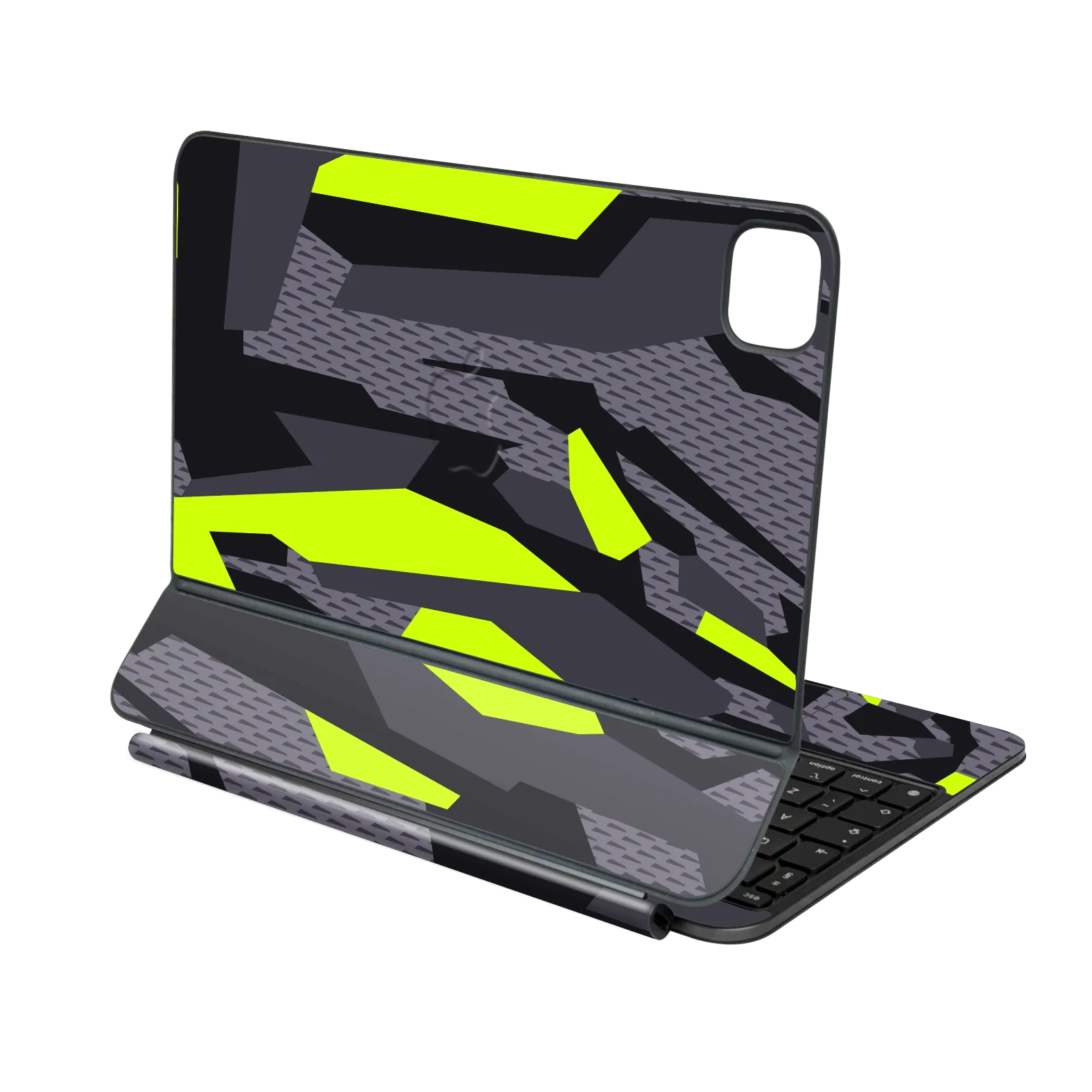 Magic Keyboard for iPad Pro 11” (M4/M5) SIGNATURE Abstract Green CAMO Skin
