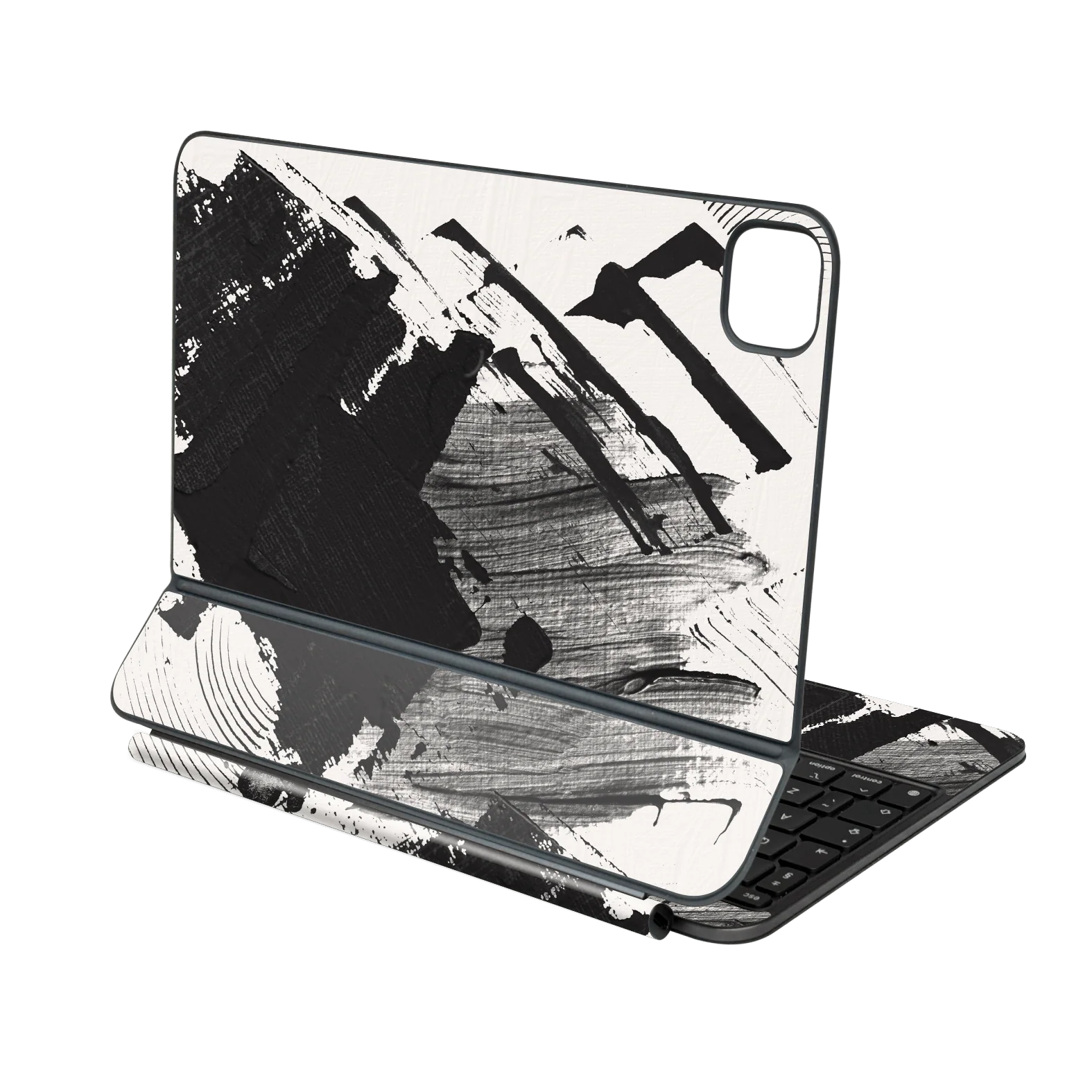 Magic Keyboard for iPad Pro 11” (M4/M5) SIGNATURE Black & White Madness Skin