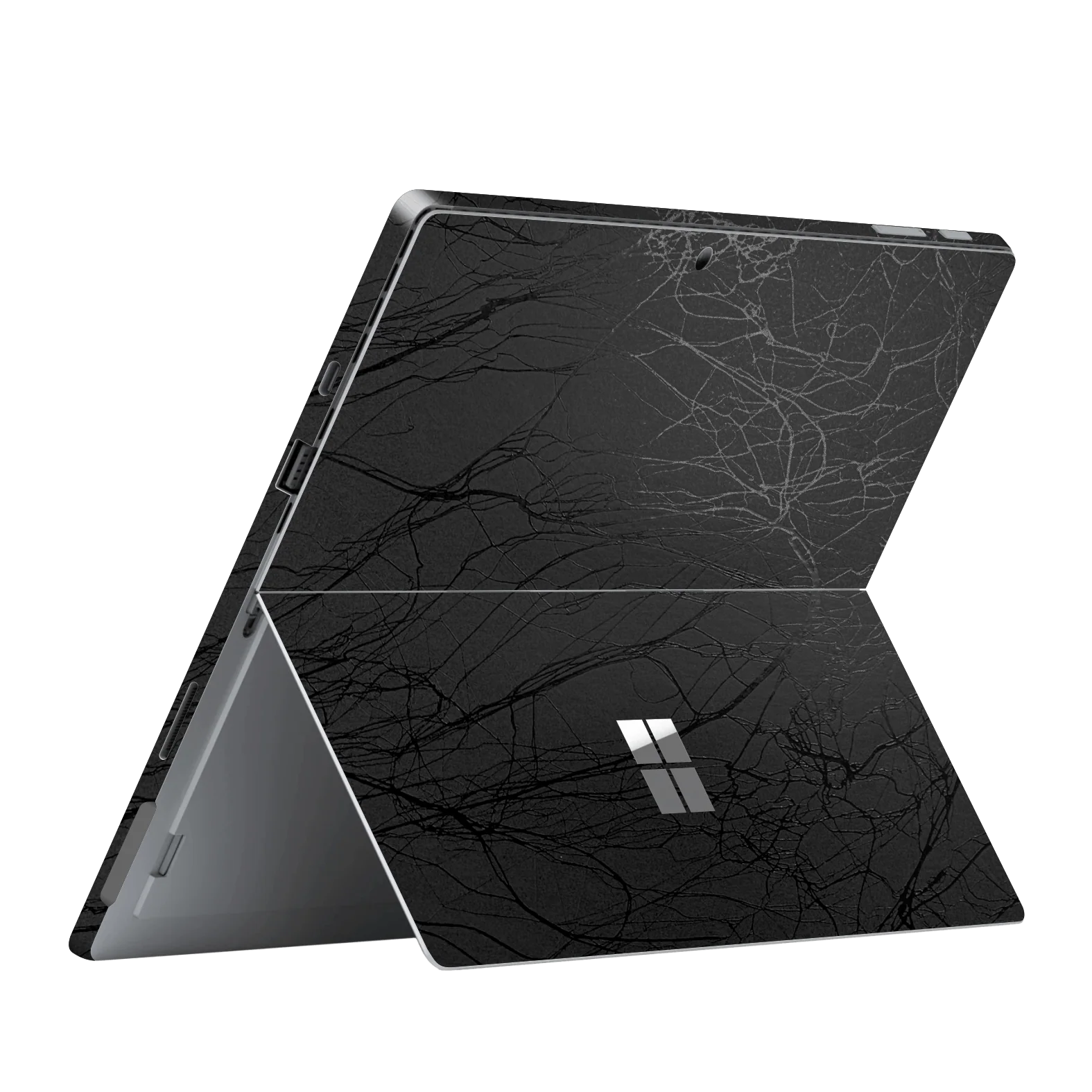 Microsoft Surface Pro 7 LUXURIA BLACK WEB Textured Skin
