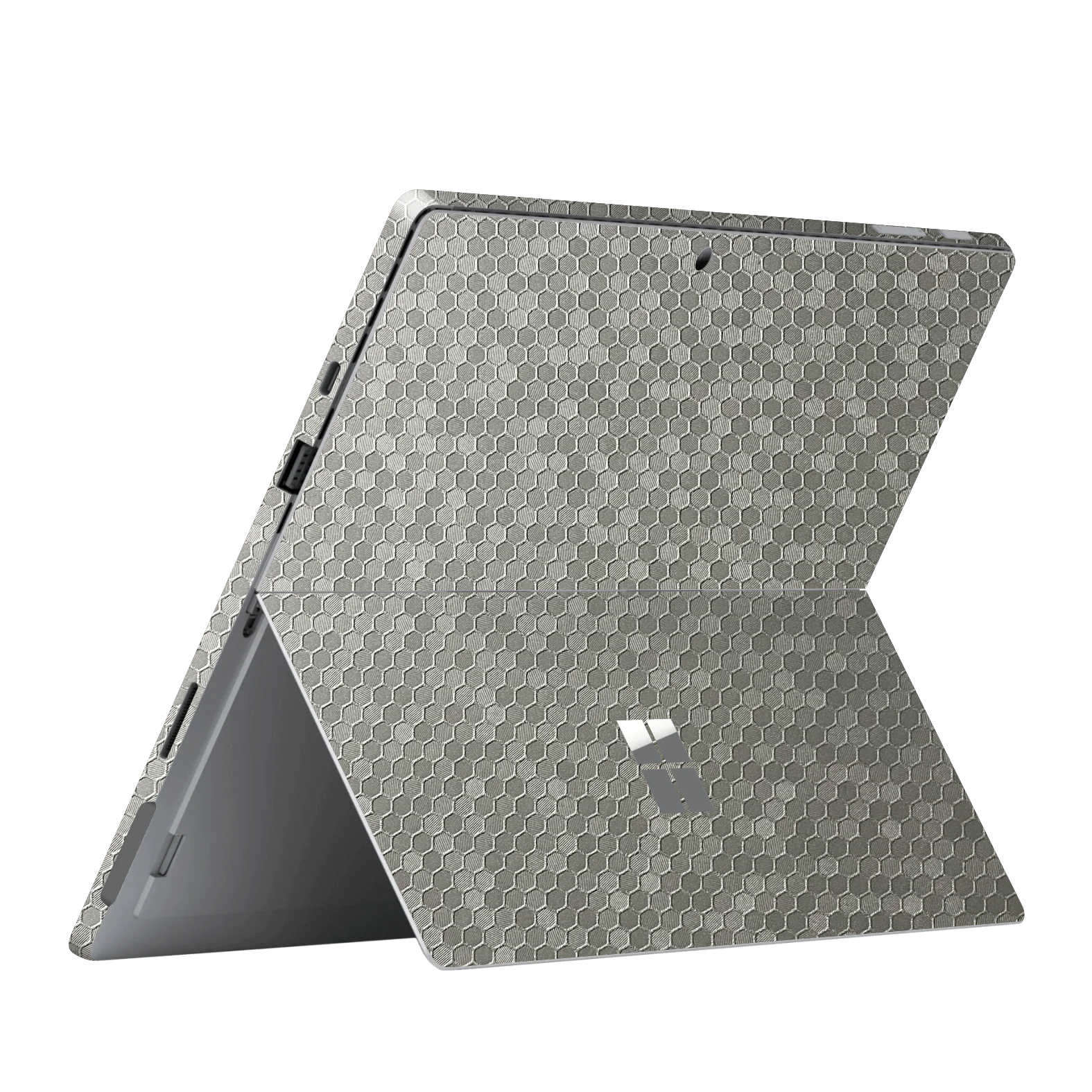 Microsoft Surface Pro 7 LUXURIA SILVER HONEYCOMB 3D TEXTURED Skin