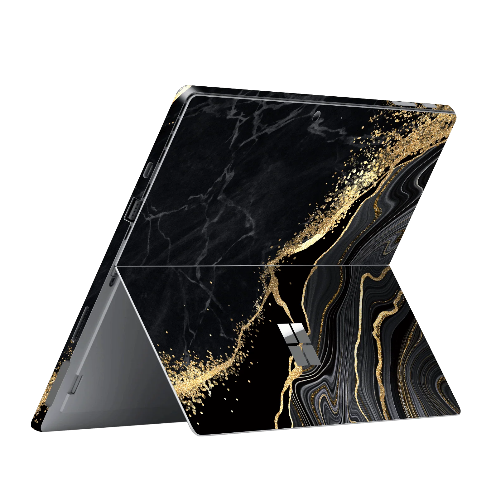 Microsoft Surface Pro 7 SIGNATURE AGATE GEODE Black-Gold Skin