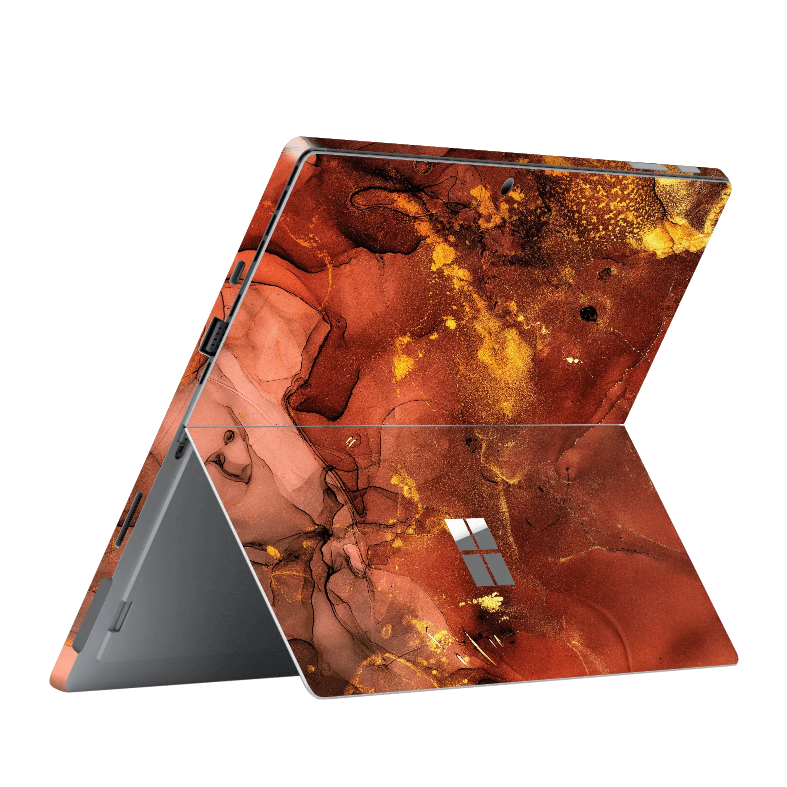 Microsoft Surface Pro 7 SIGNATURE AGATE GEODE Flaming Nebula Skin