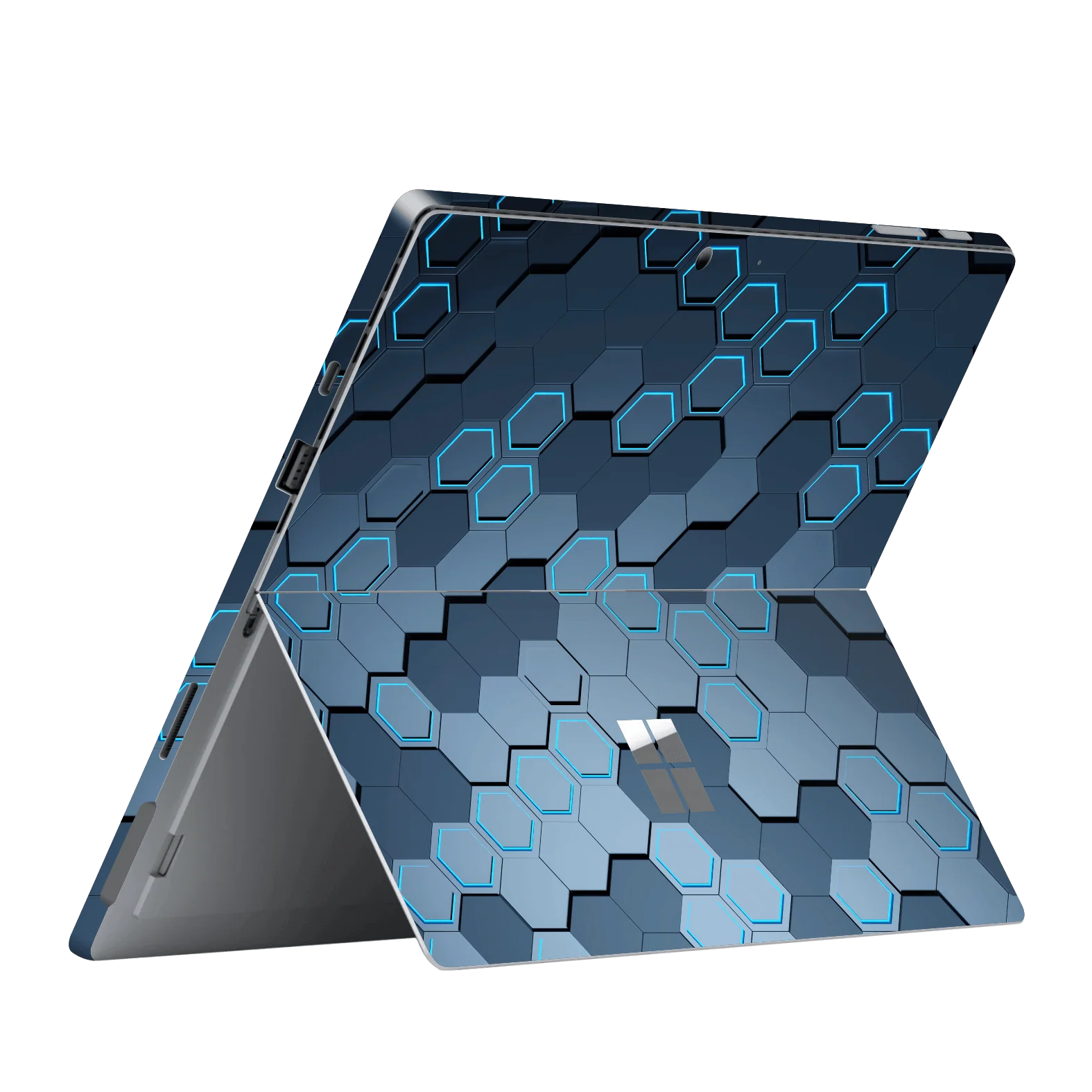 Microsoft Surface Pro 7 SIGNATURE Blue HEXAGON Skin