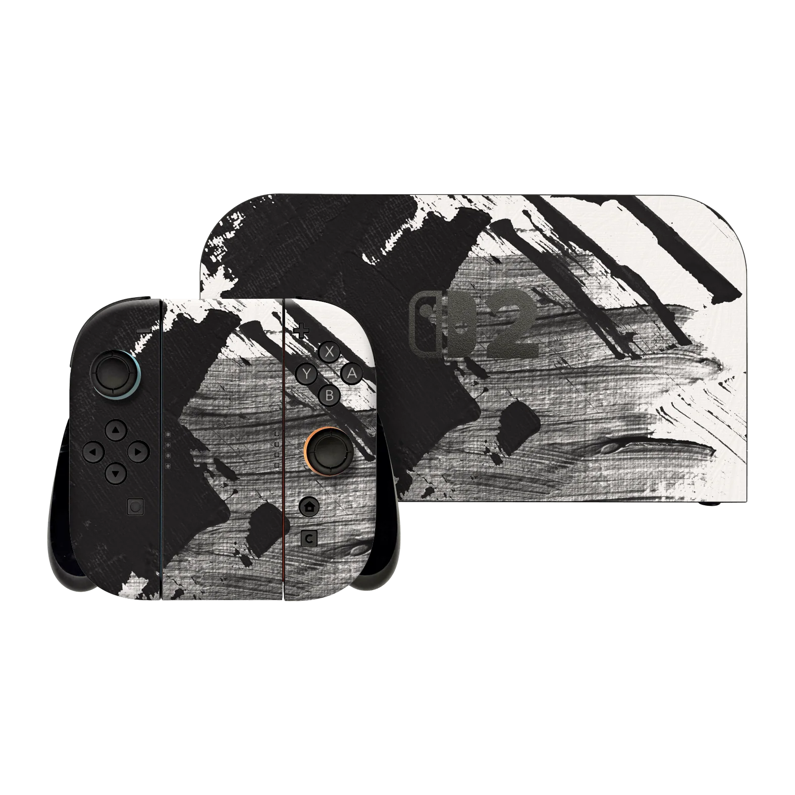 Nintendo Switch 2 SIGNATURE Black & White Madness Skin