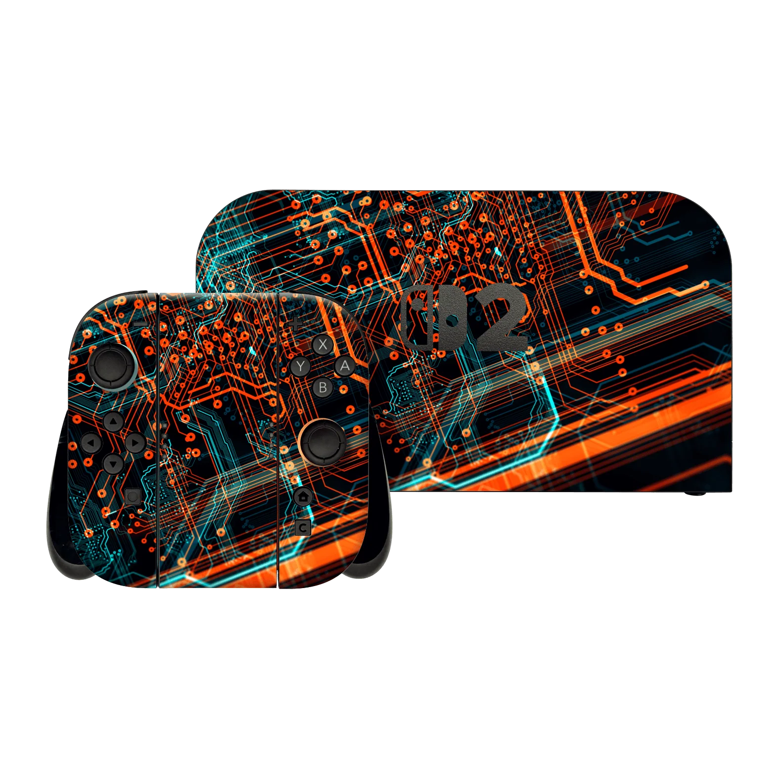 Nintendo Switch 2 SIGNATURE NEON PCB Board Skin