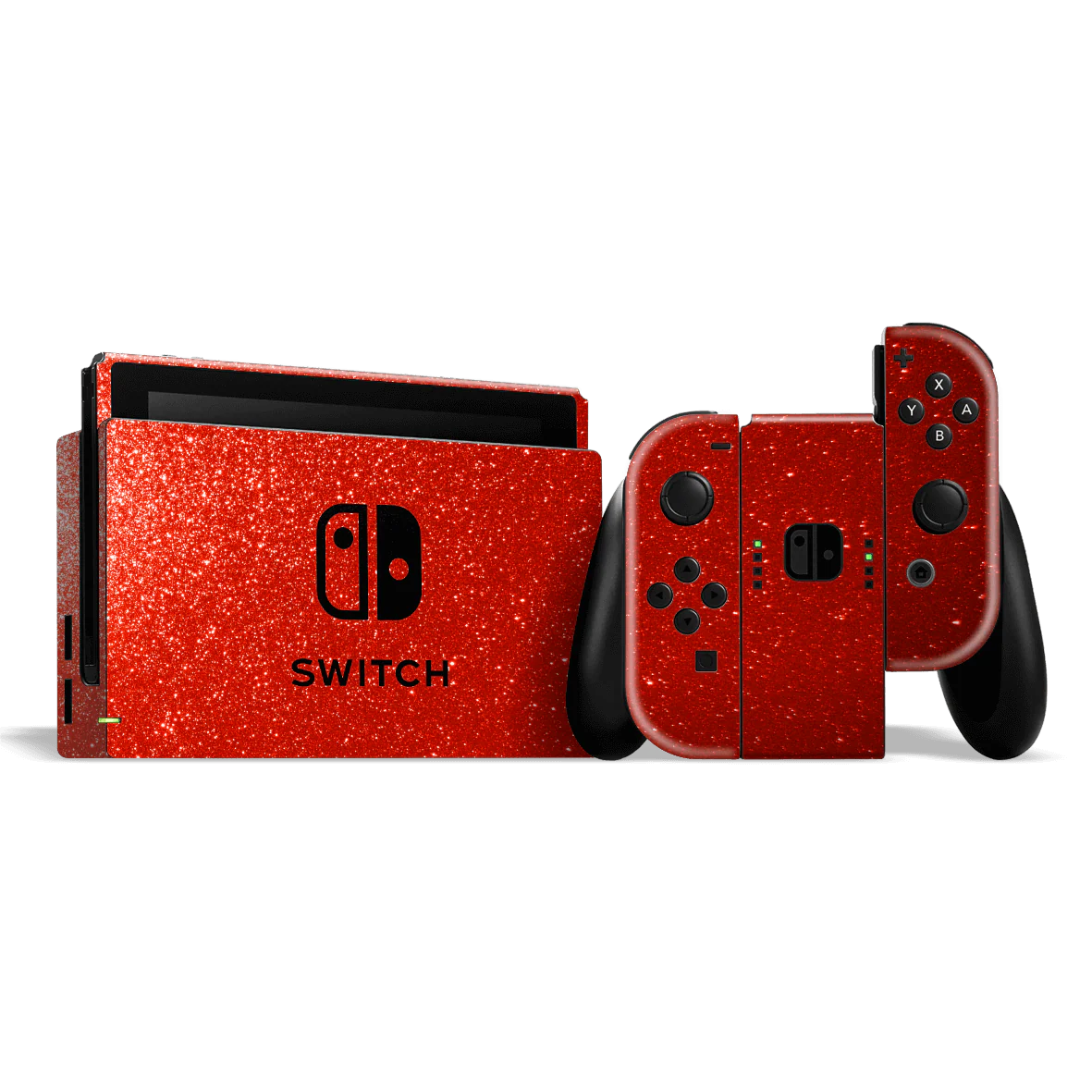 Nintendo SWITCH Diamond RED Skin