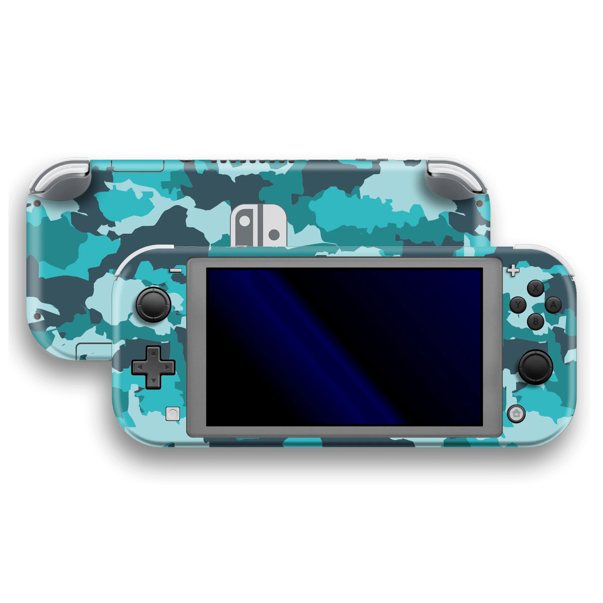 Nintendo Switch LITE SIGNATURE Camouflage Turquoise Skin
