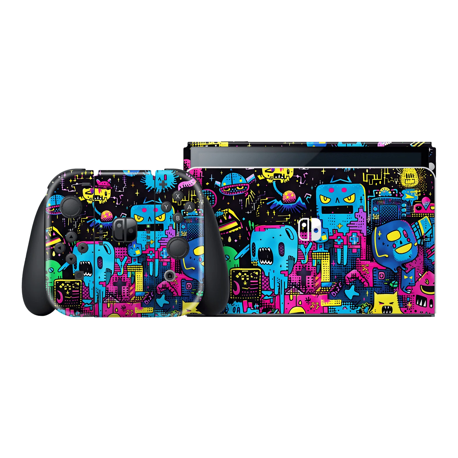 Nintendo Switch OLED SIGNATURE Arcade Rave Skin