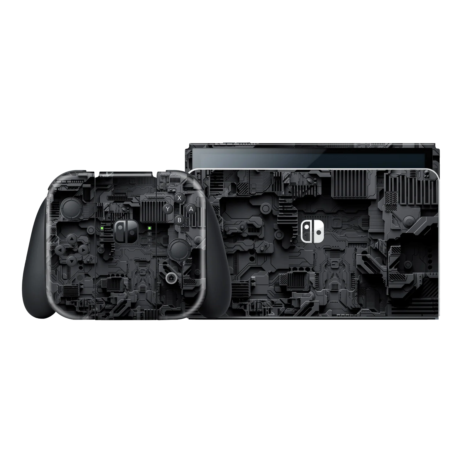 Nintendo Switch OLED SIGNATURE Black Cyber Armour Skin