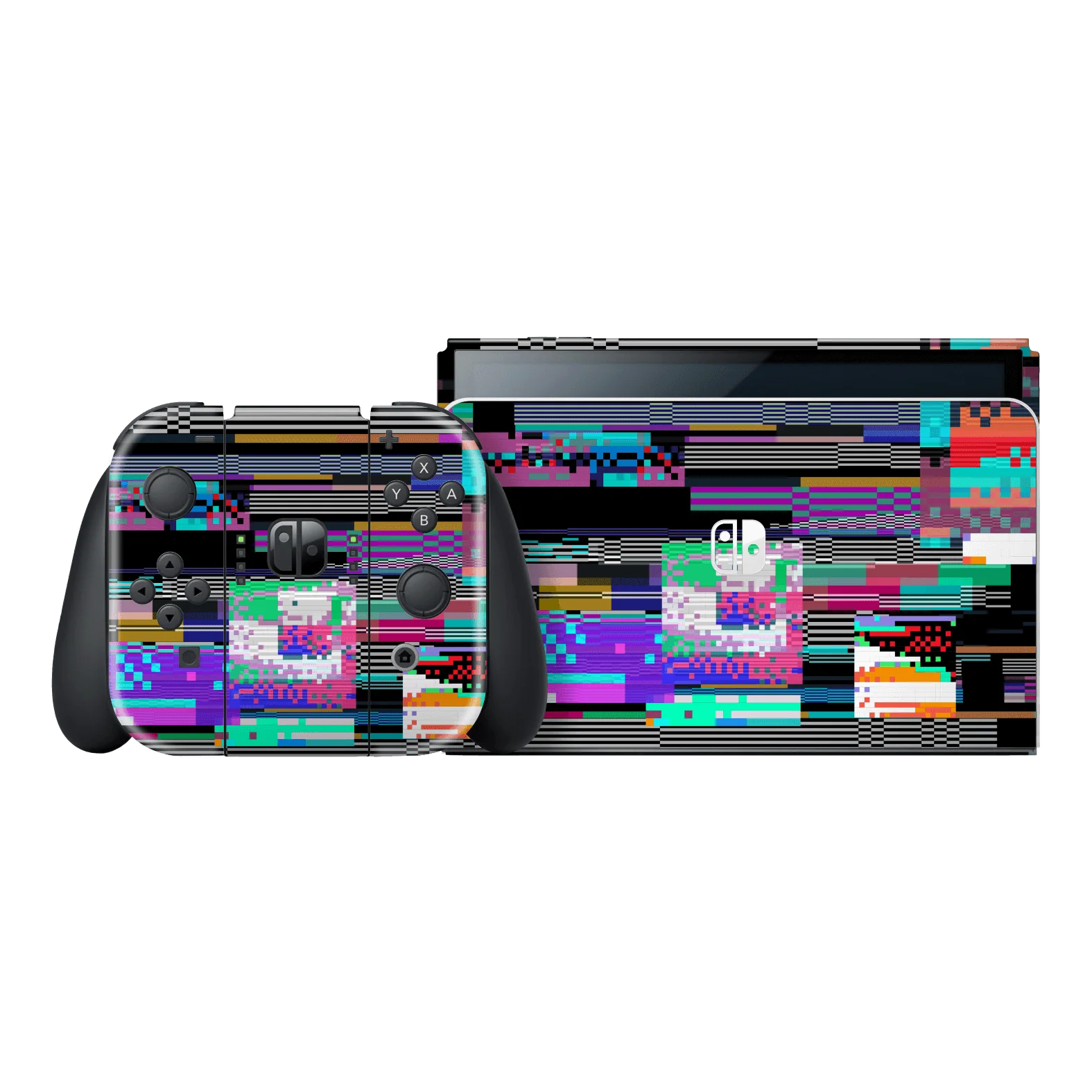 Nintendo Switch OLED SIGNATURE Glitchscape Skin