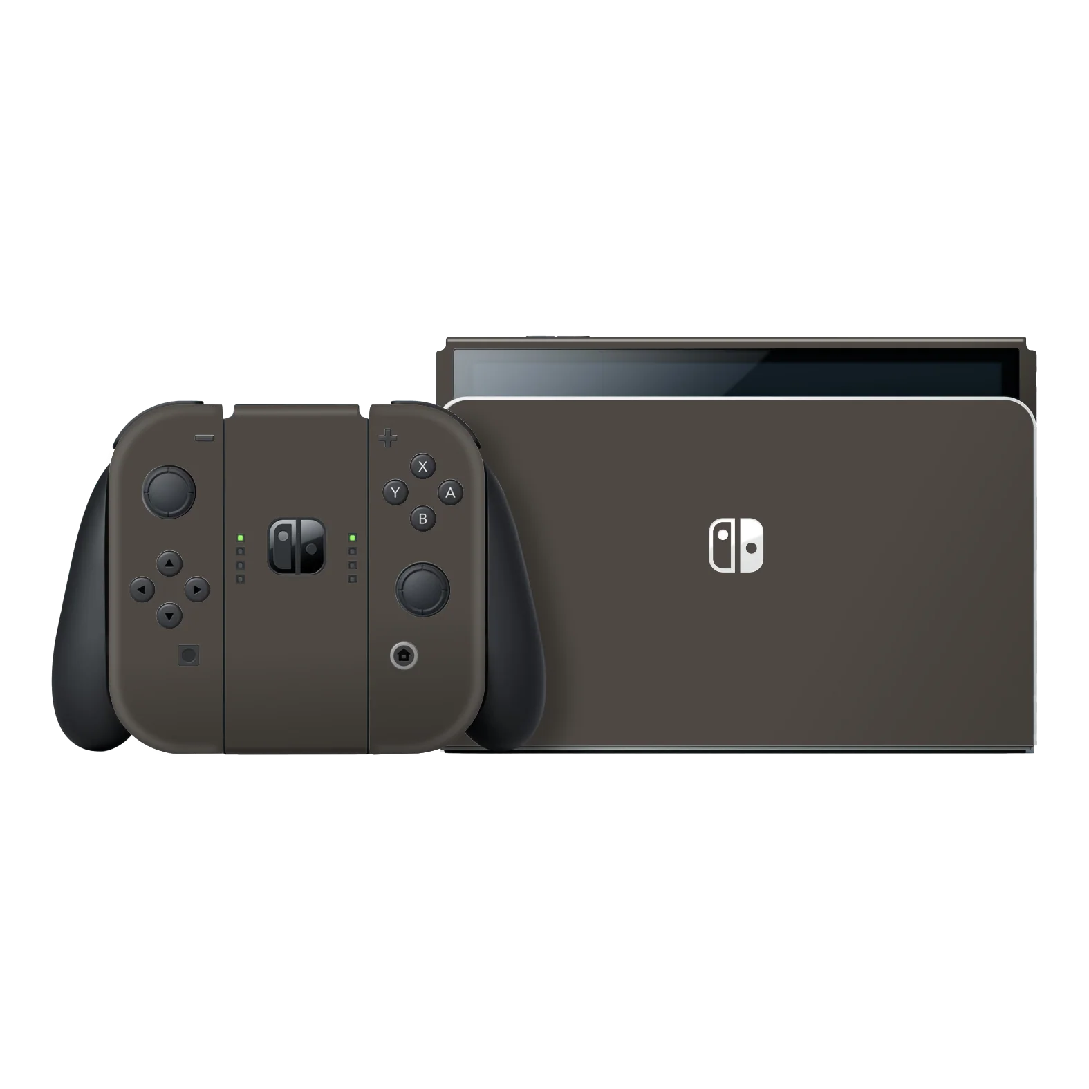Nintendo Switch OLED Soft-Touch MystiQ Grey StealthMatte Skin